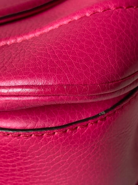 Gucci Pink Bamboo Top Handle Bag-handbag-Gucci-The Closet Egypt