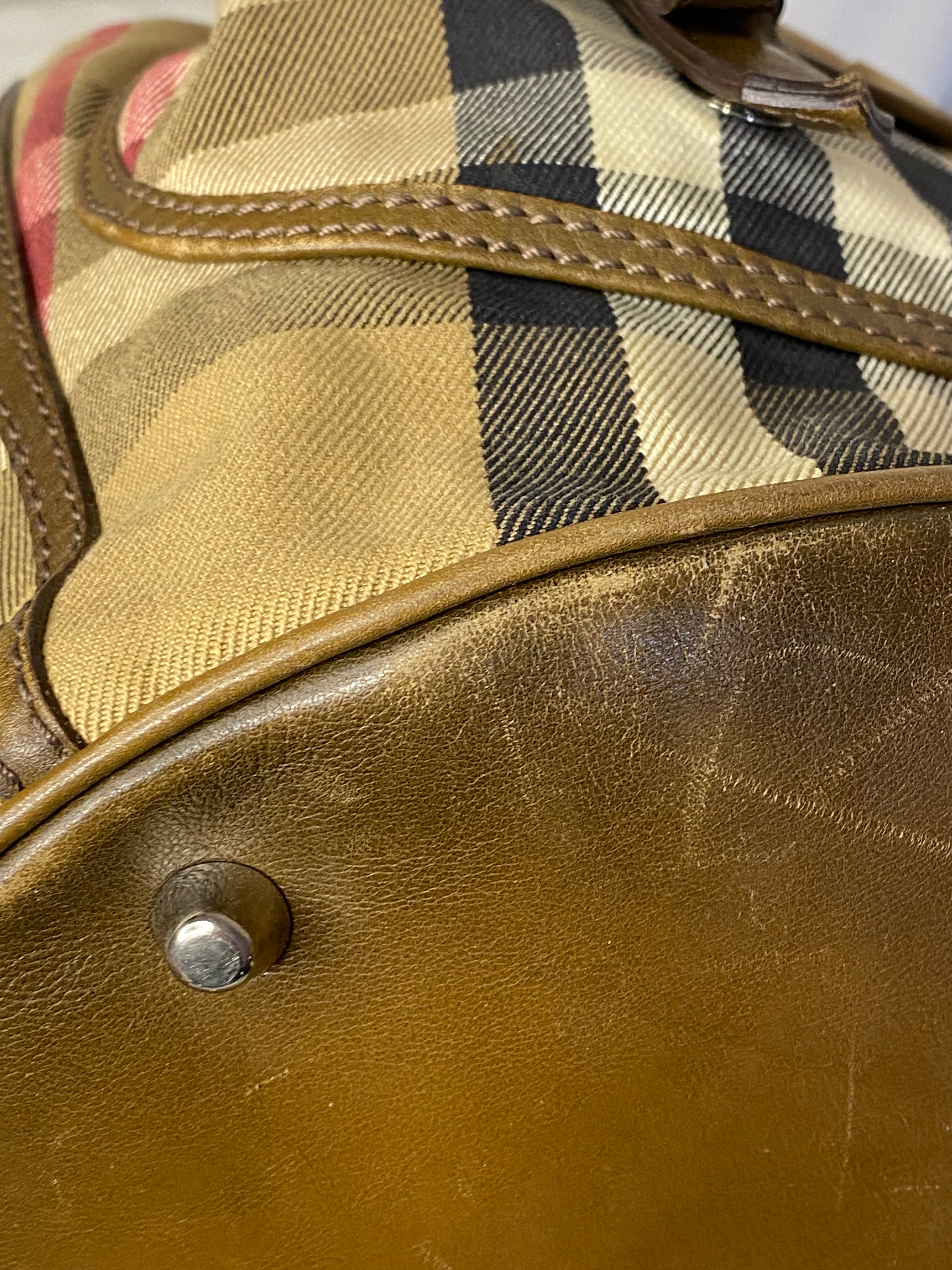 Burberry Brown Nova Check Shoulder Bag-handbag-Burberry-The Closet Egypt