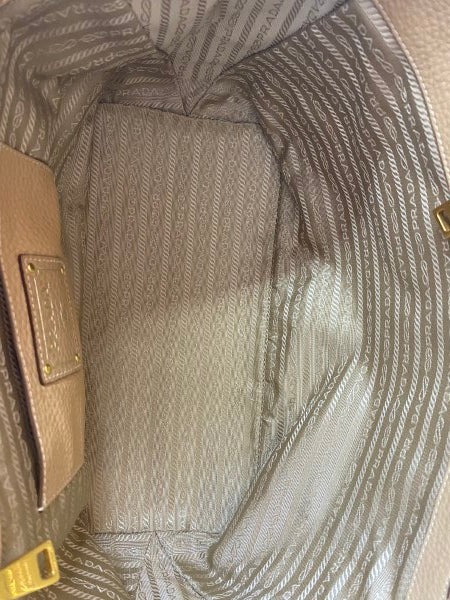 Prada Beige Vitello Daino Tote Bag-handbag-Prada-The Closet Egypt