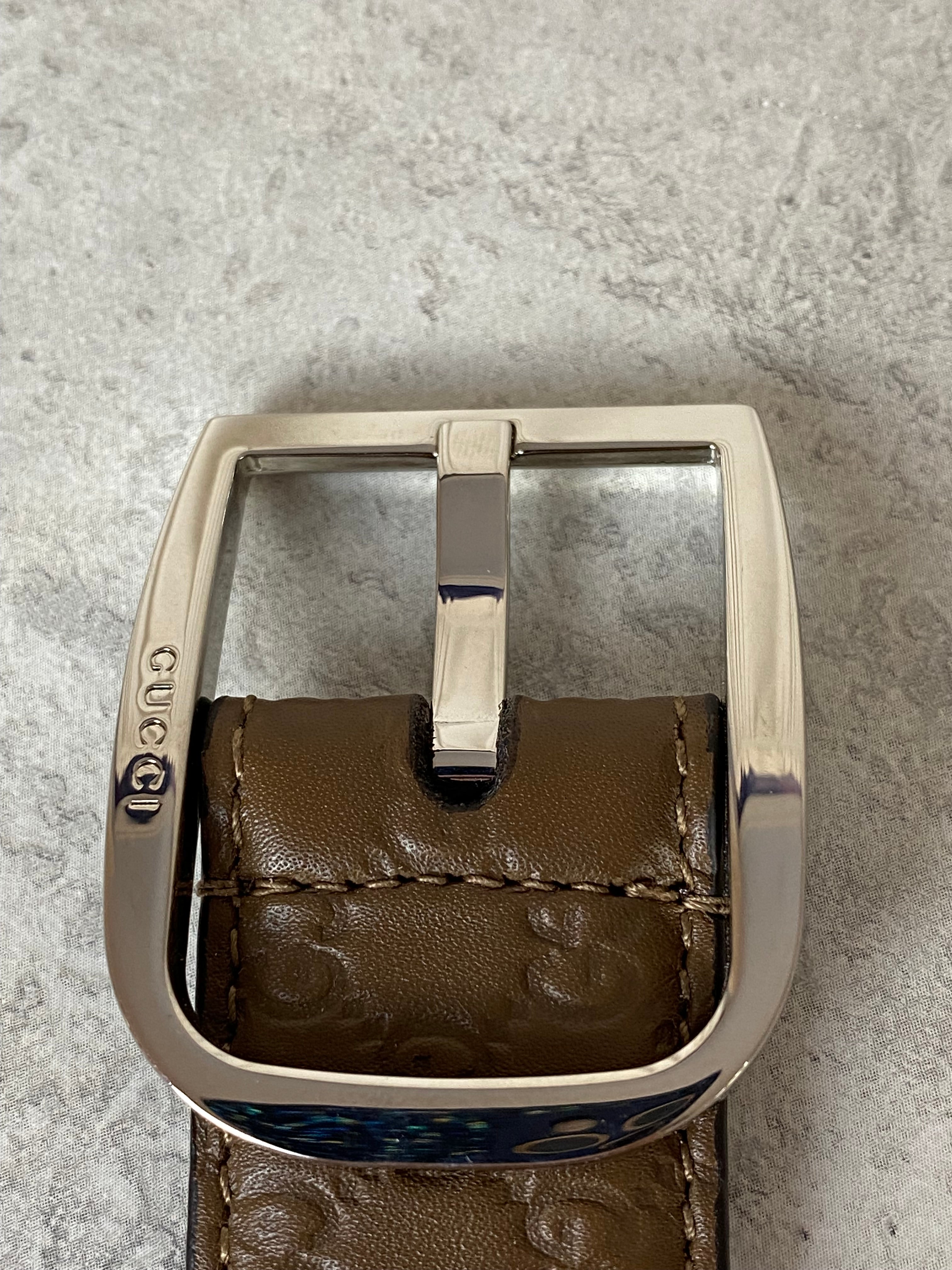 Gucci Brown GG Belt 38-Belt-Gucci-The Closet Egypt