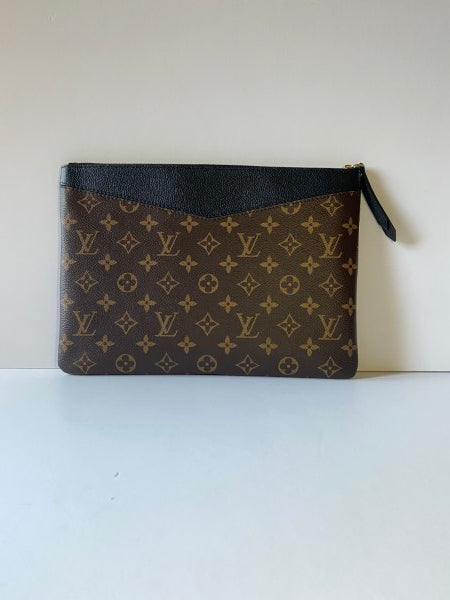 Louis Vuitton Monogram Black Daily Pouch-Pouch-Louis Vuitton-The Closet Egypt
