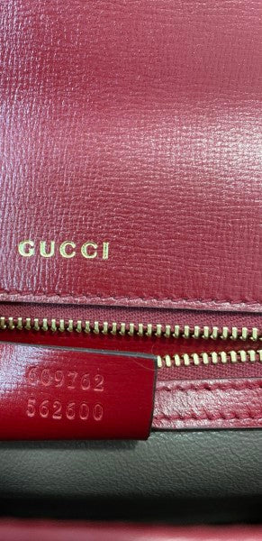 Gucci Red Sylvie 1969 Top Handle Bag-handbag-Gucci-The Closet Egypt