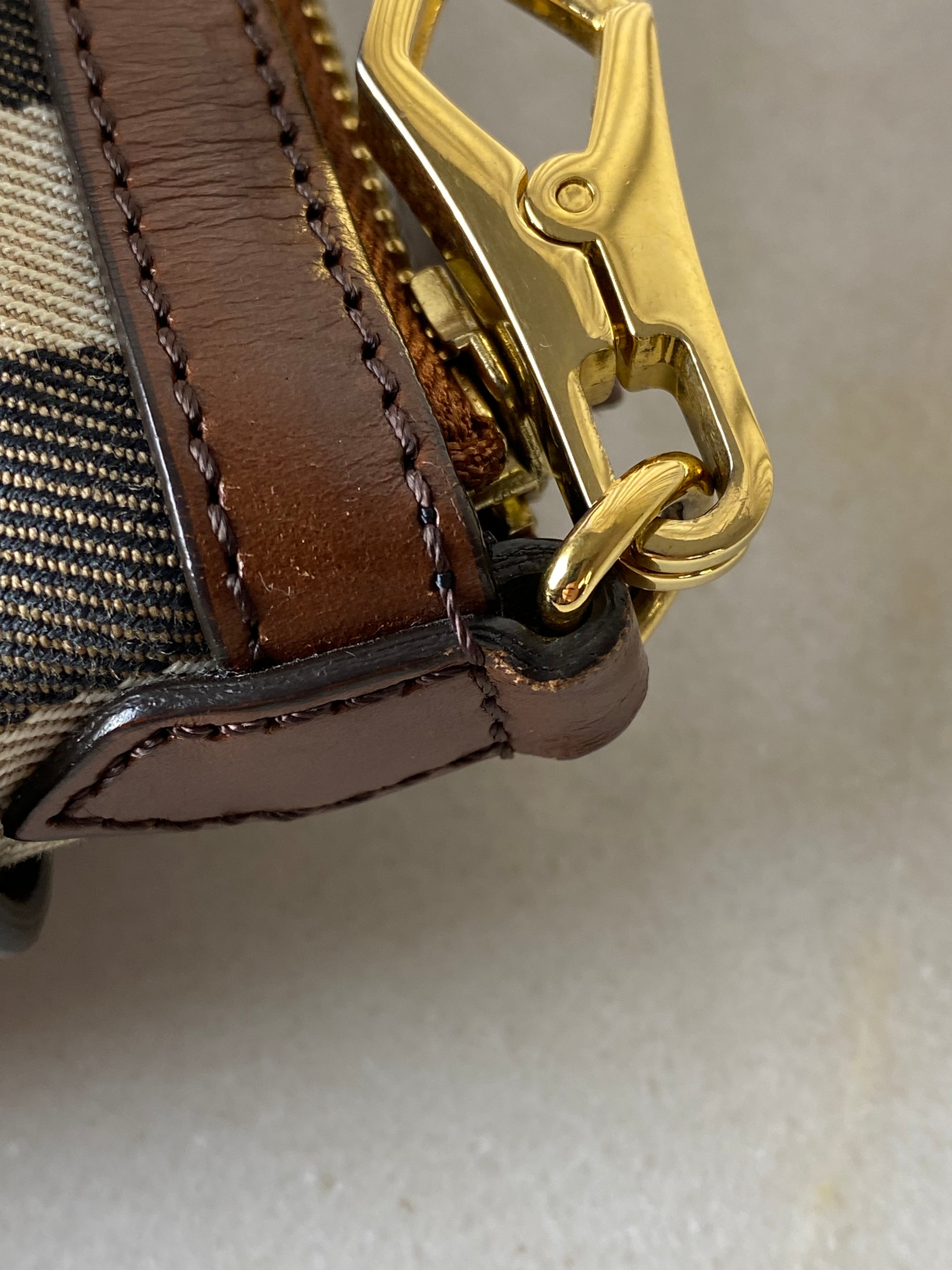 Burberry Camel Beyton Bridle House Check Crossbody Bag-handbag-Burberry-The Closet Egypt