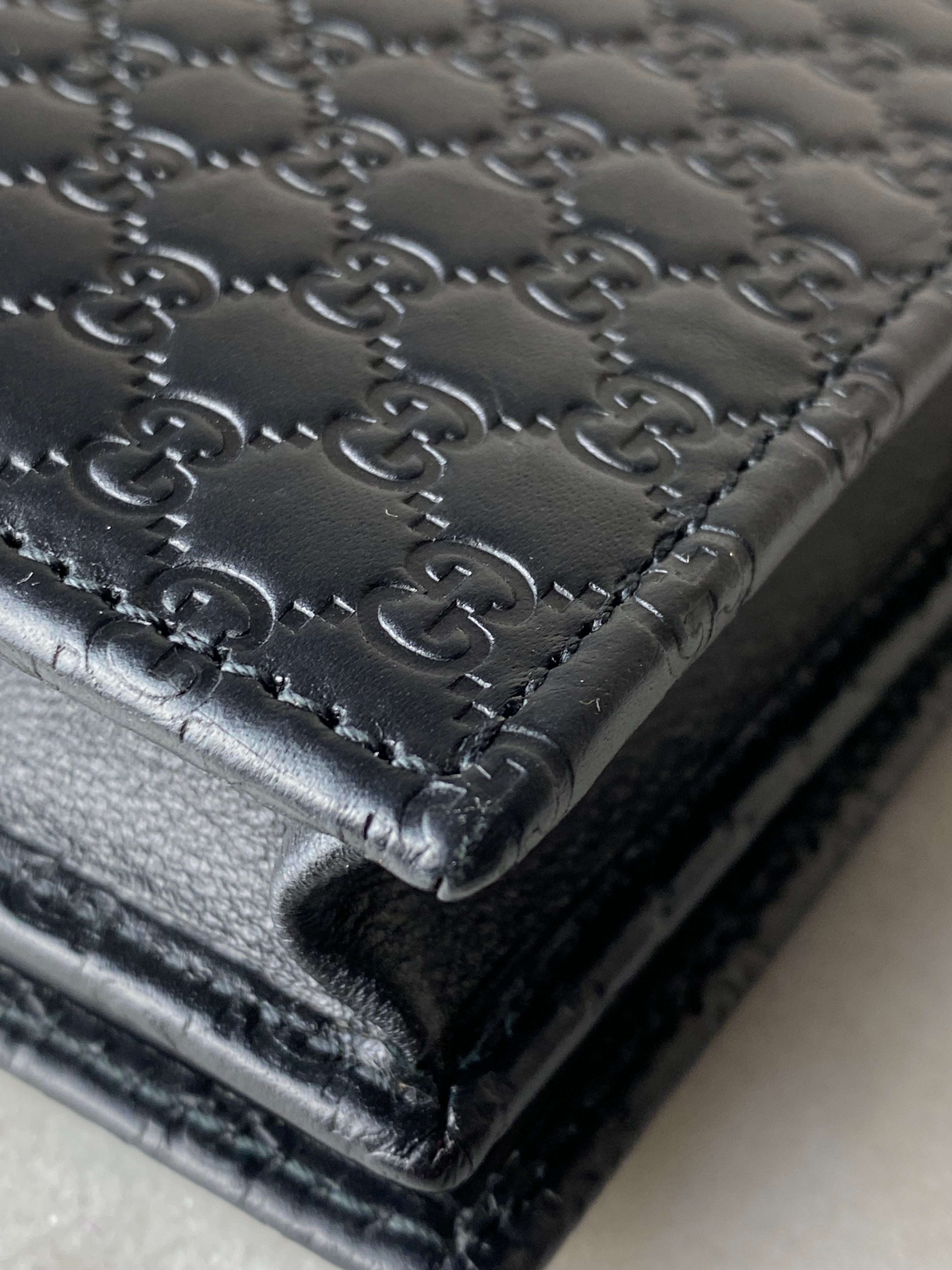 Gucci Black Microguccissima WOC-Wallet Chain-Gucci-The Closet Egypt