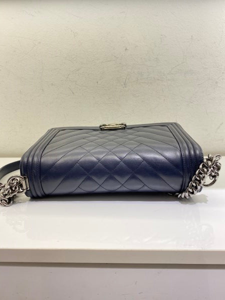 Chanel Blue Boy Medium Bag-handbag-Chanel-The Closet Egypt