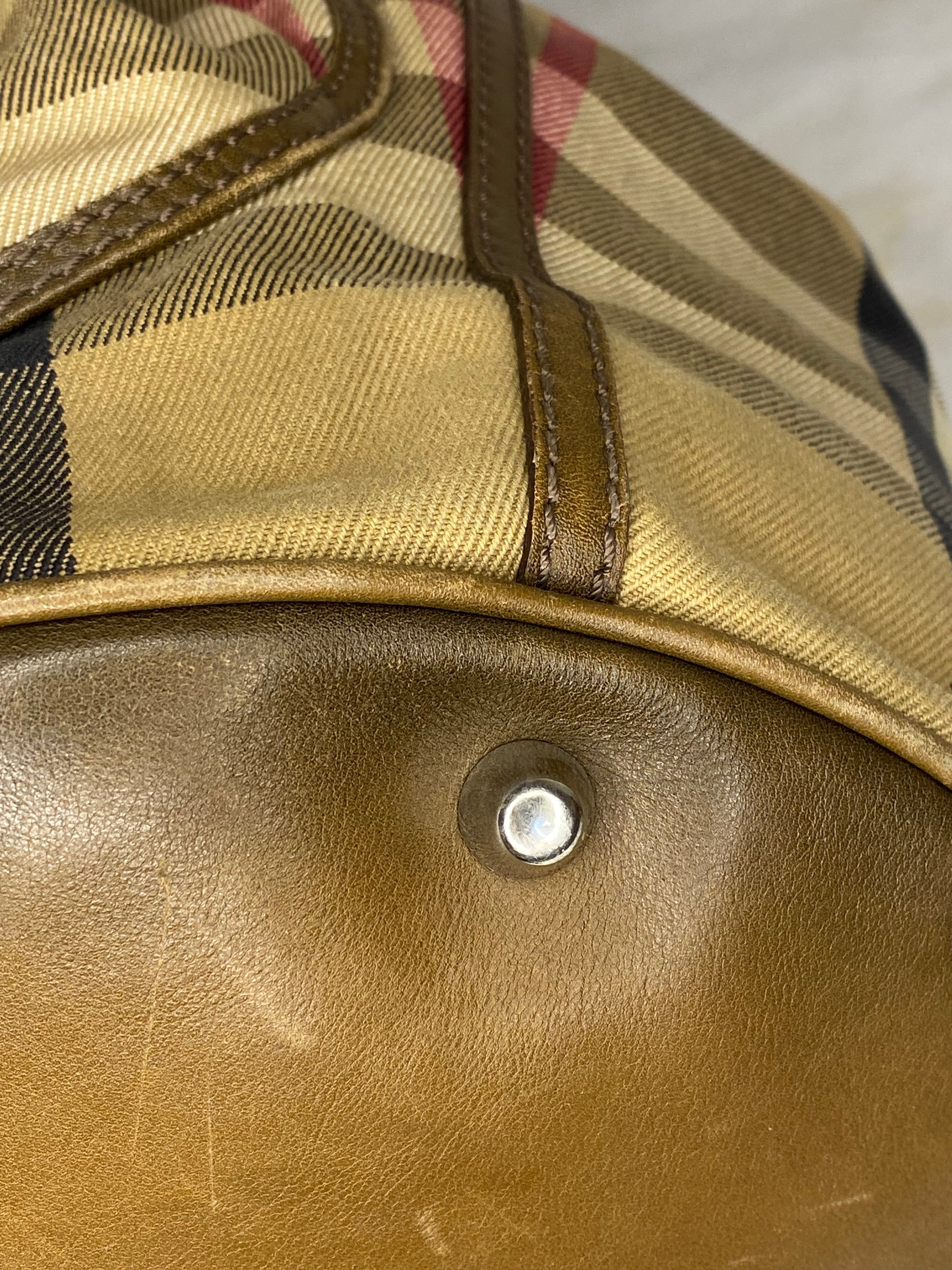 Burberry Brown Nova Check Shoulder Bag-handbag-Burberry-The Closet Egypt