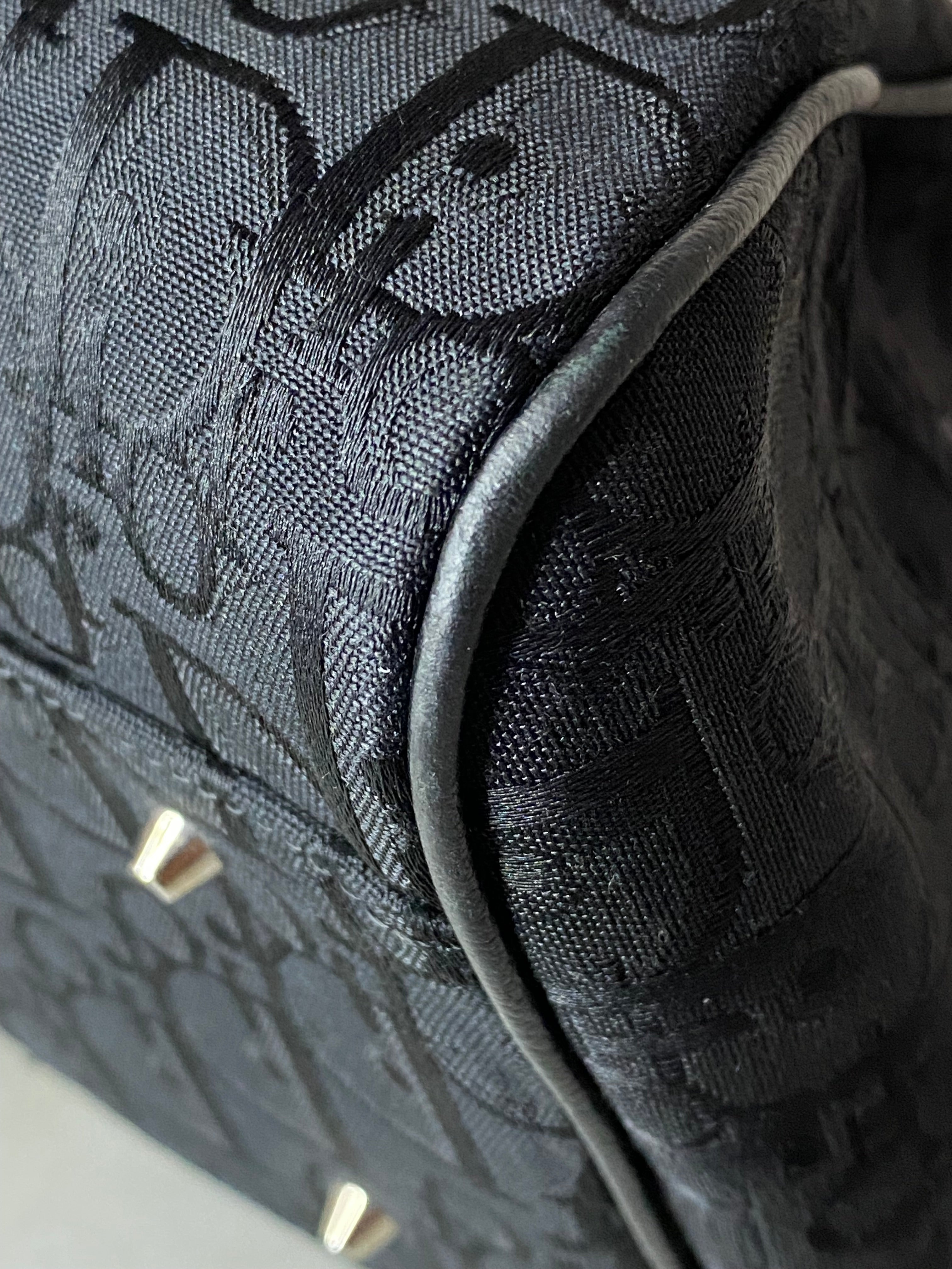 Christian Dior Bicolor Printed Embroidered Flower Tote Bag-handbag-Christian Dior-The Closet Egypt