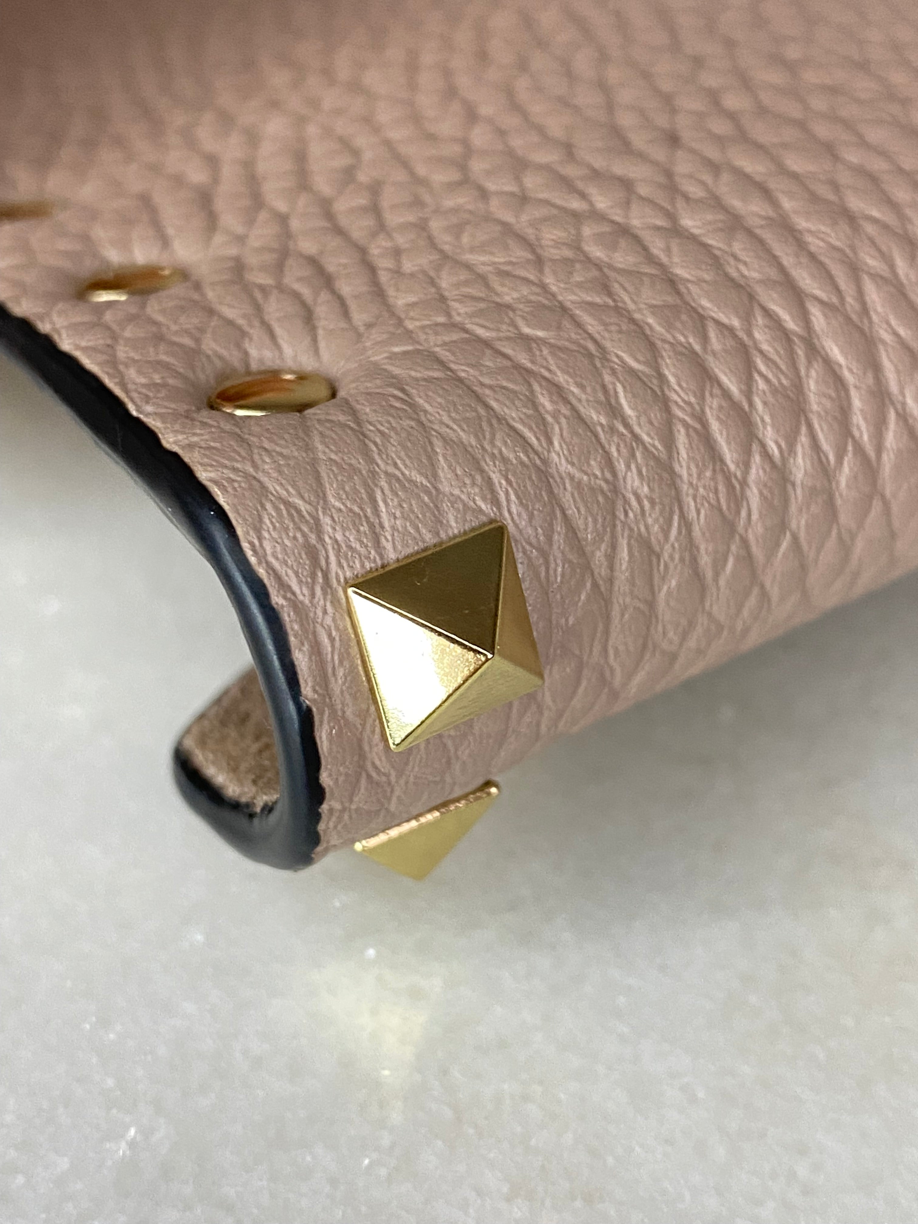 Valentino Nude Garavani Studded Envelope Pouch-Pouch-Valentino-The Closet Egypt