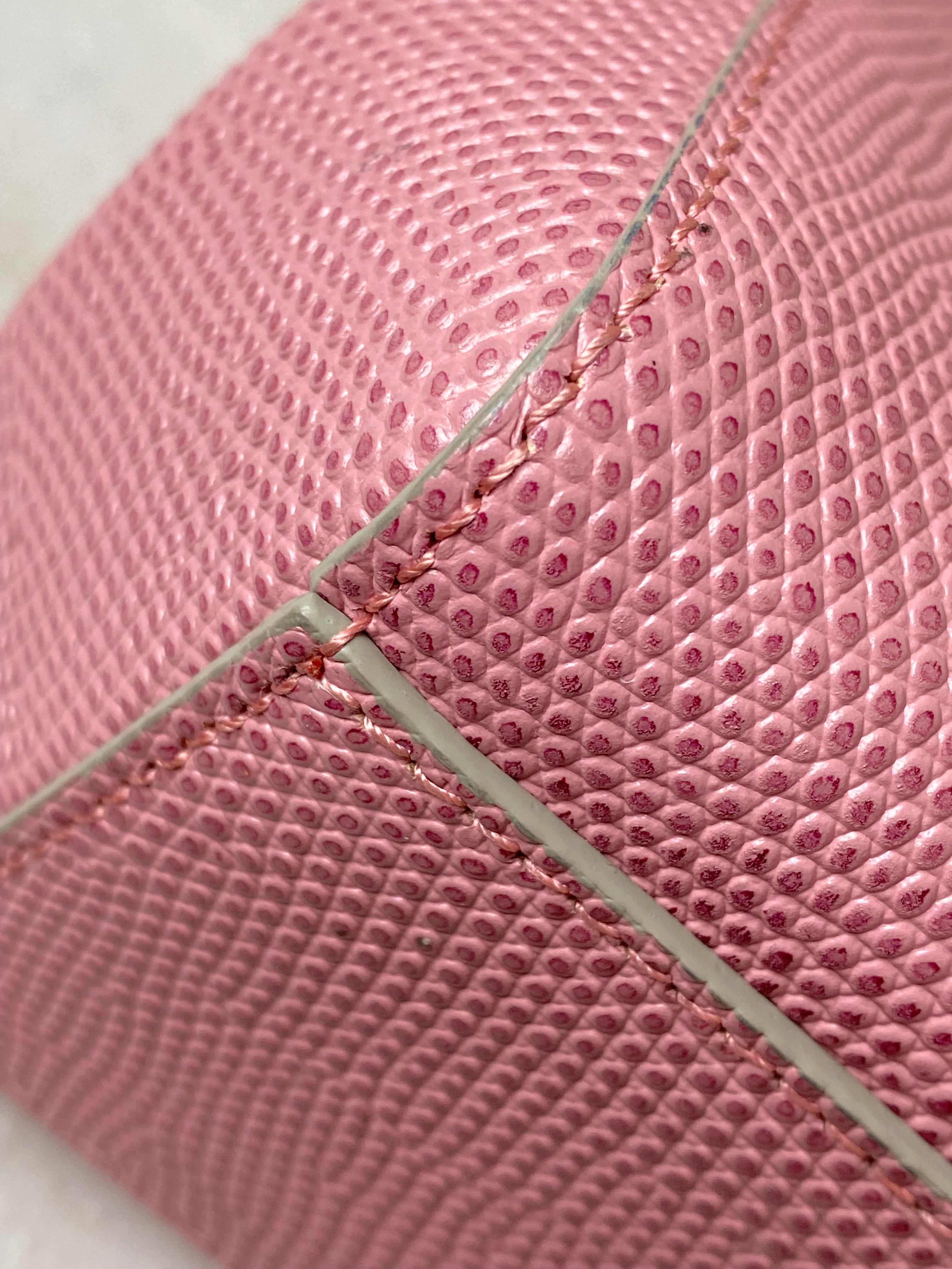 Dolce & Gabbana Pink Iguana Print Crystal Sicily Small Bag
