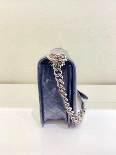 Chanel Blue Boy Medium Bag-handbag-Chanel-The Closet Egypt