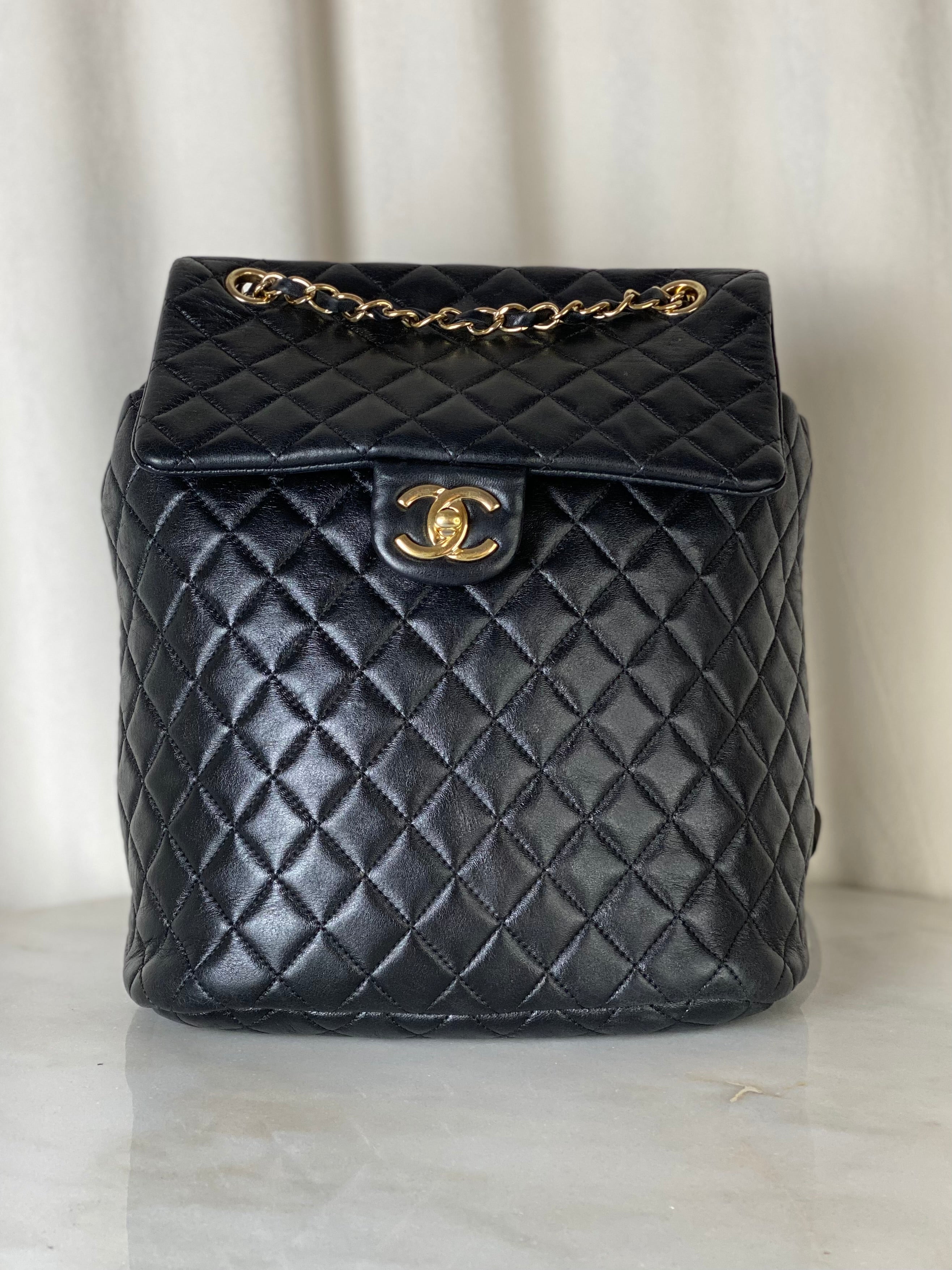 Chanel Black Urban Spirit Large Bag-Backpack-Chanel-The Closet Egypt