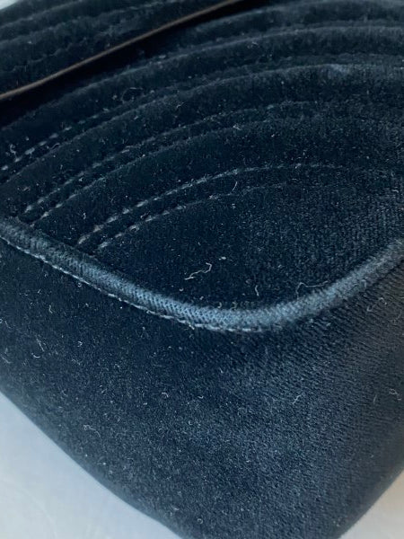 Gucci Black Velvet Marmont Small Bag-handbag-Gucci-The Closet Egypt