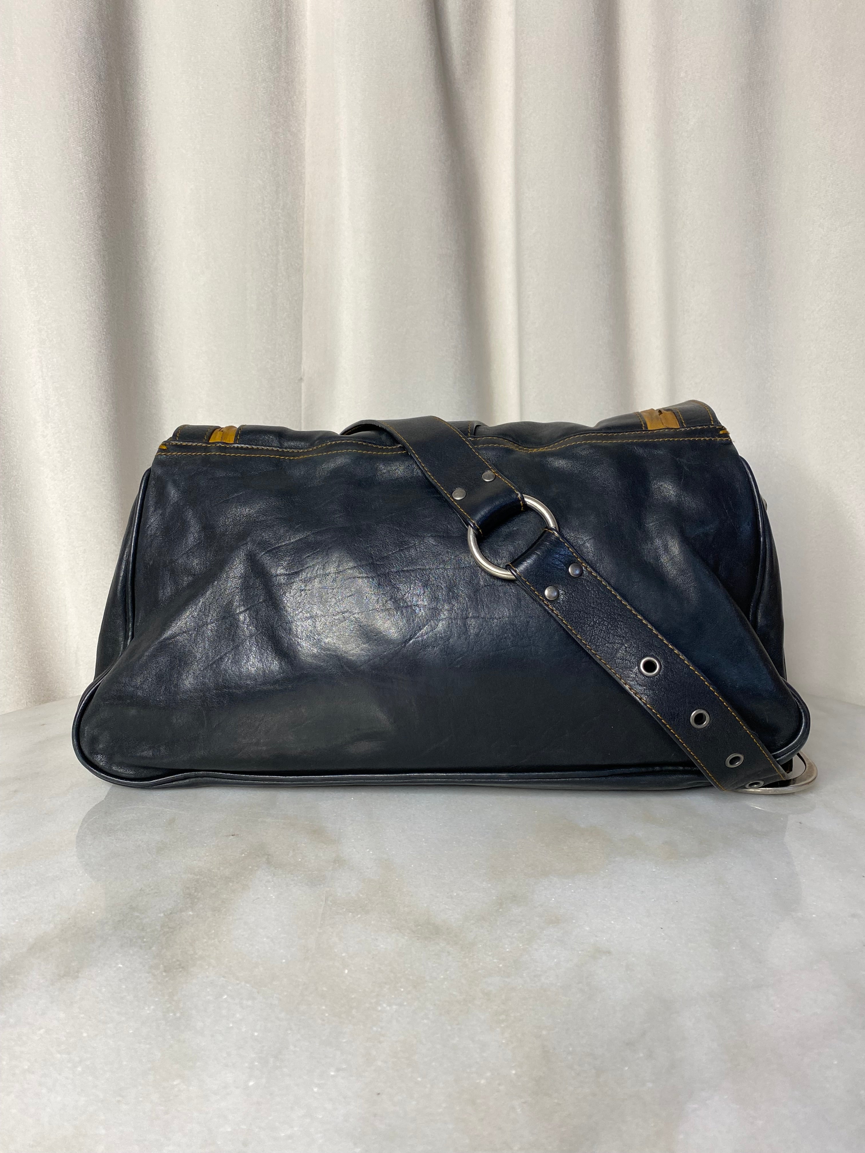 Christian Dior Black Vintage Saddle Bag-handbag-Christian Dior-The Closet Egypt