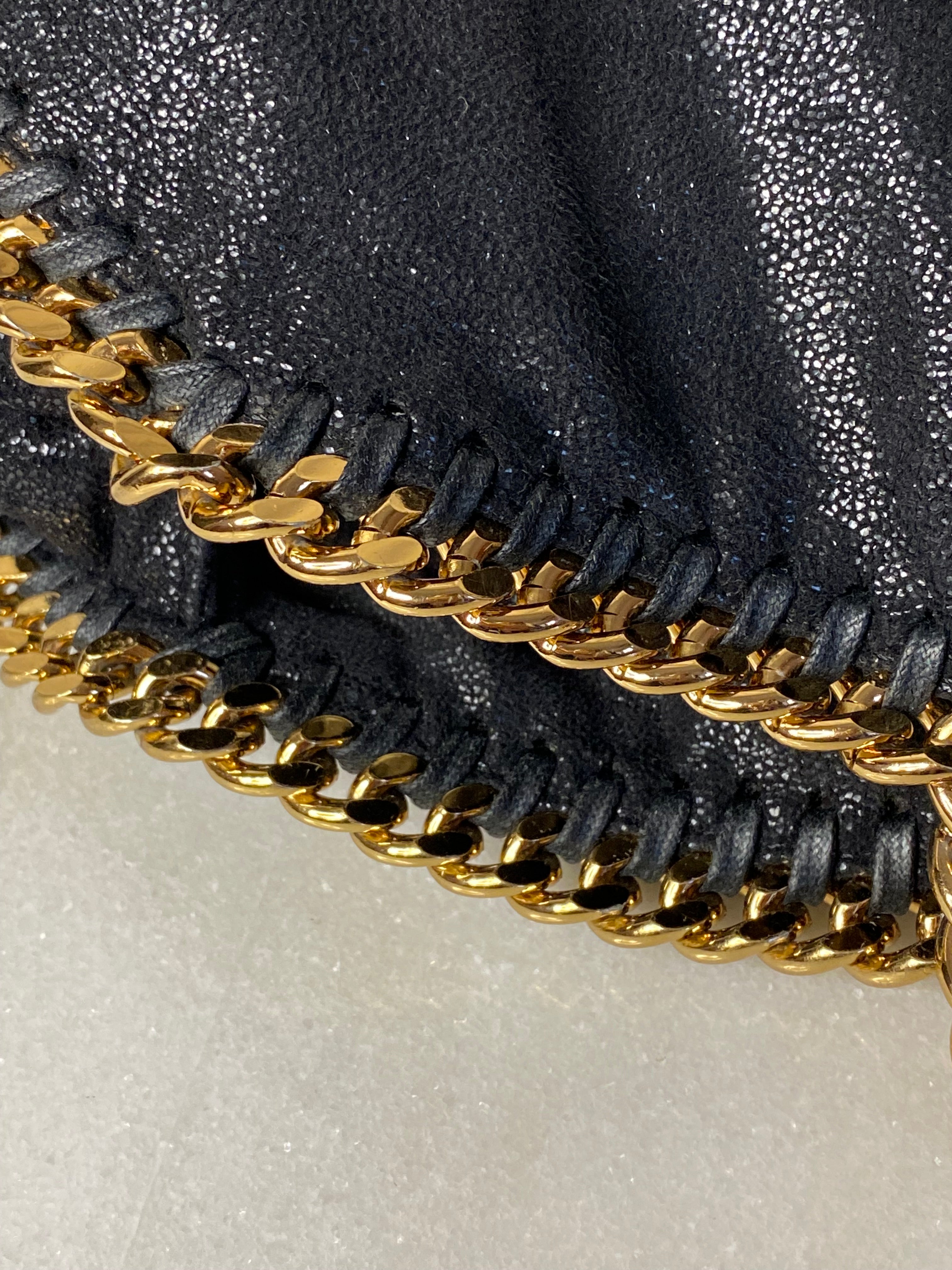 Stella Mccartney Black Falabella 2 Chain Bag-handbag-Stella Mccartney-The Closet Egypt