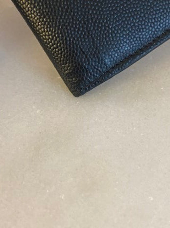 YSL Black Cassandre Small Wallet-wallet-YSL-The Closet Egypt