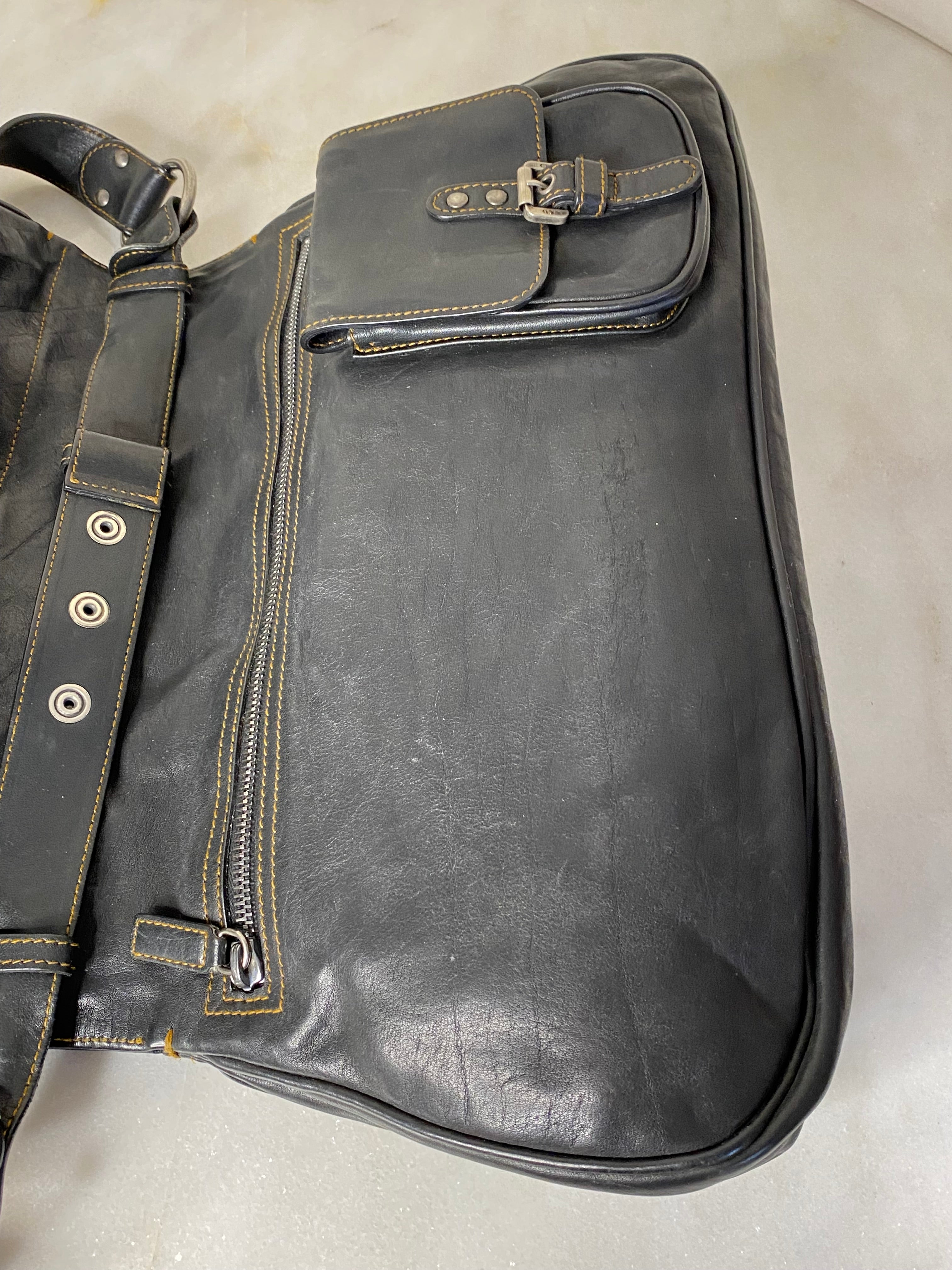 Christian Dior Black Vintage Saddle Bag-handbag-Christian Dior-The Closet Egypt