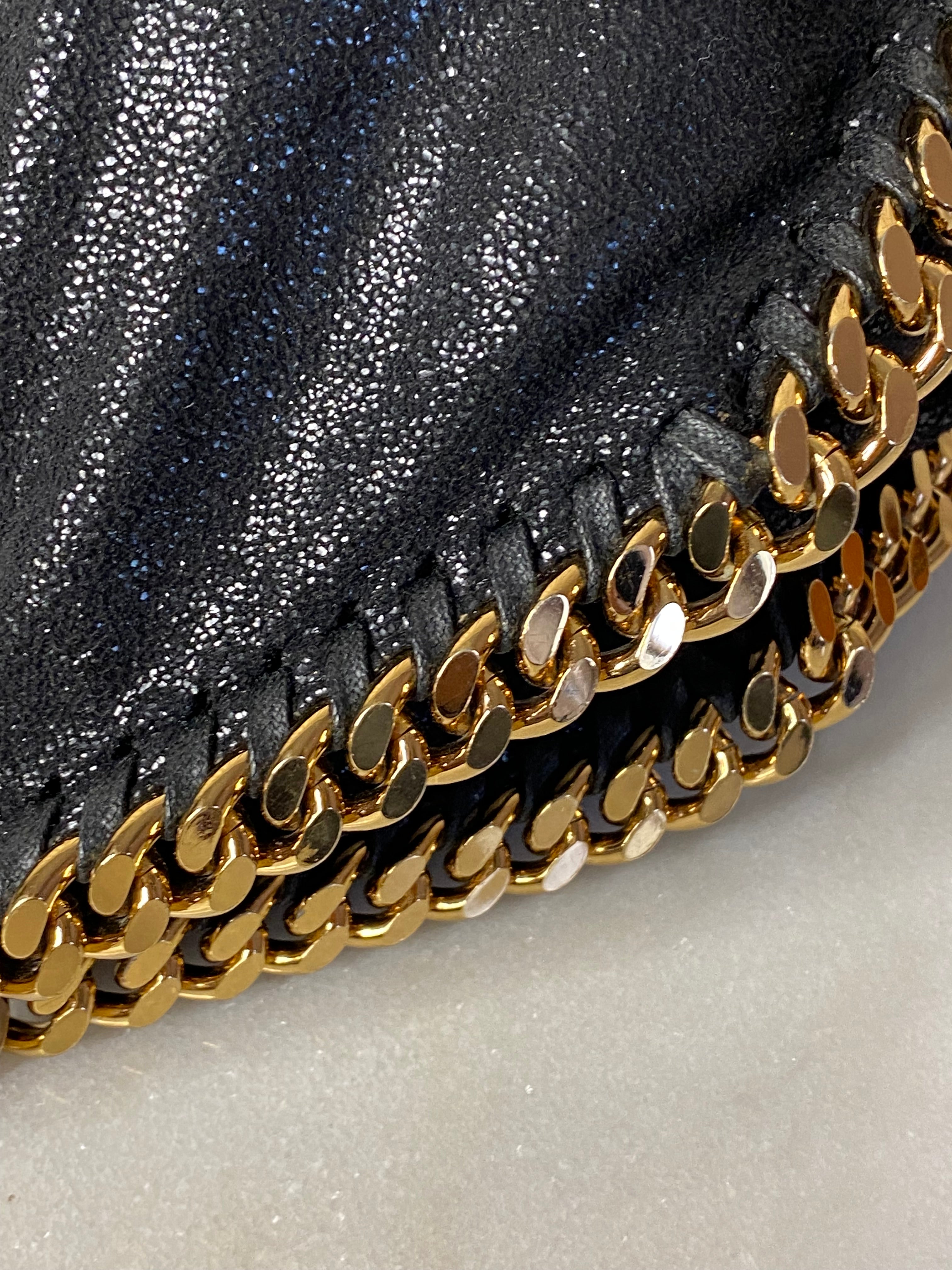 Stella Mccartney Black Falabella 2 Chain Bag-handbag-Stella Mccartney-The Closet Egypt