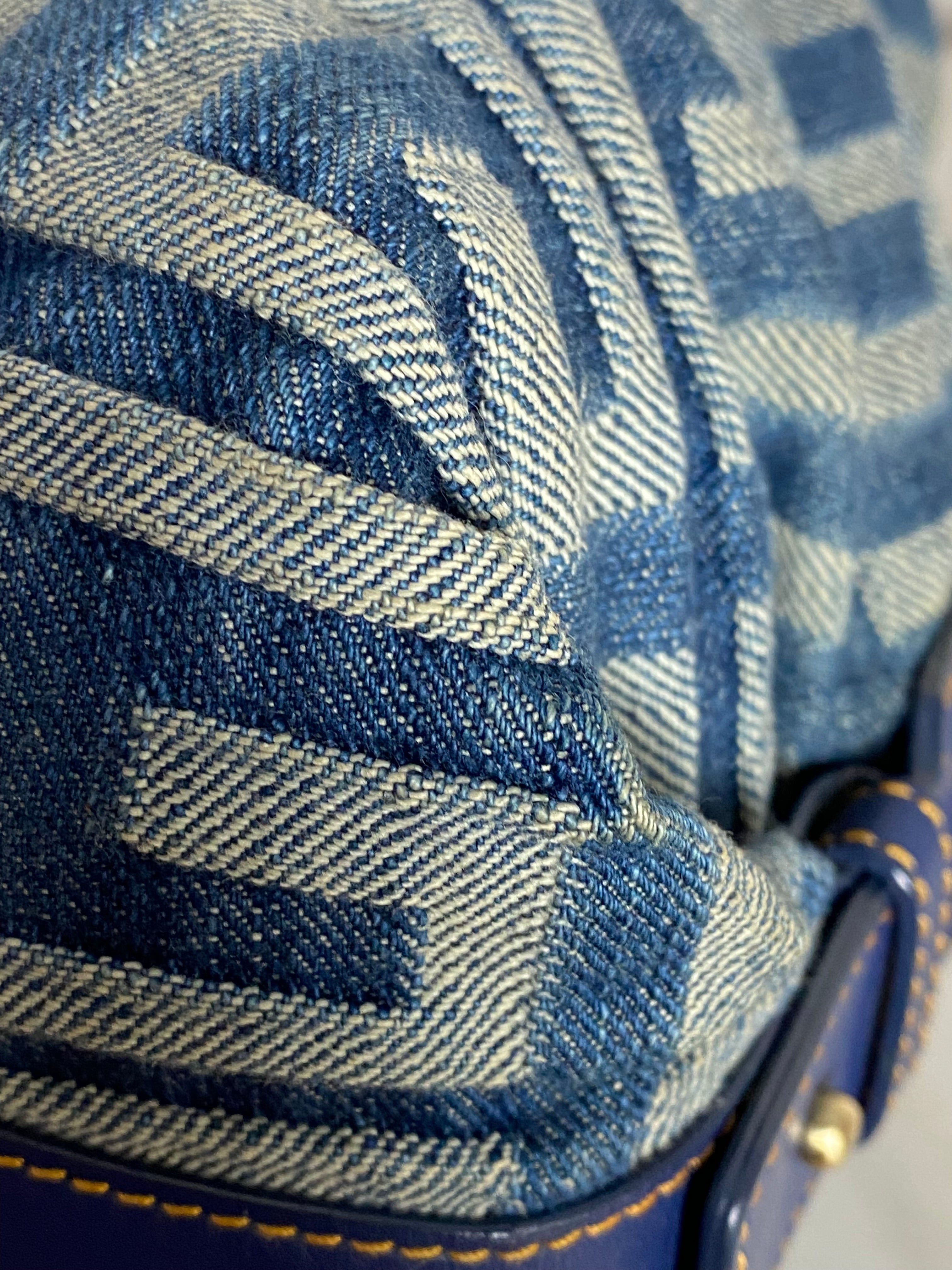 Givenchy Blue Denim Print Shoulder Bag-handbag-Givenchy-The Closet Egypt