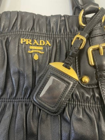 Prada Black Nappa Gaufre Tote Bag-handbag-Prada-The Closet Egypt