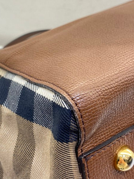 Burberry Brown House Check Canterbury Tote Bag-handbag-Burberry-The Closet Egypt