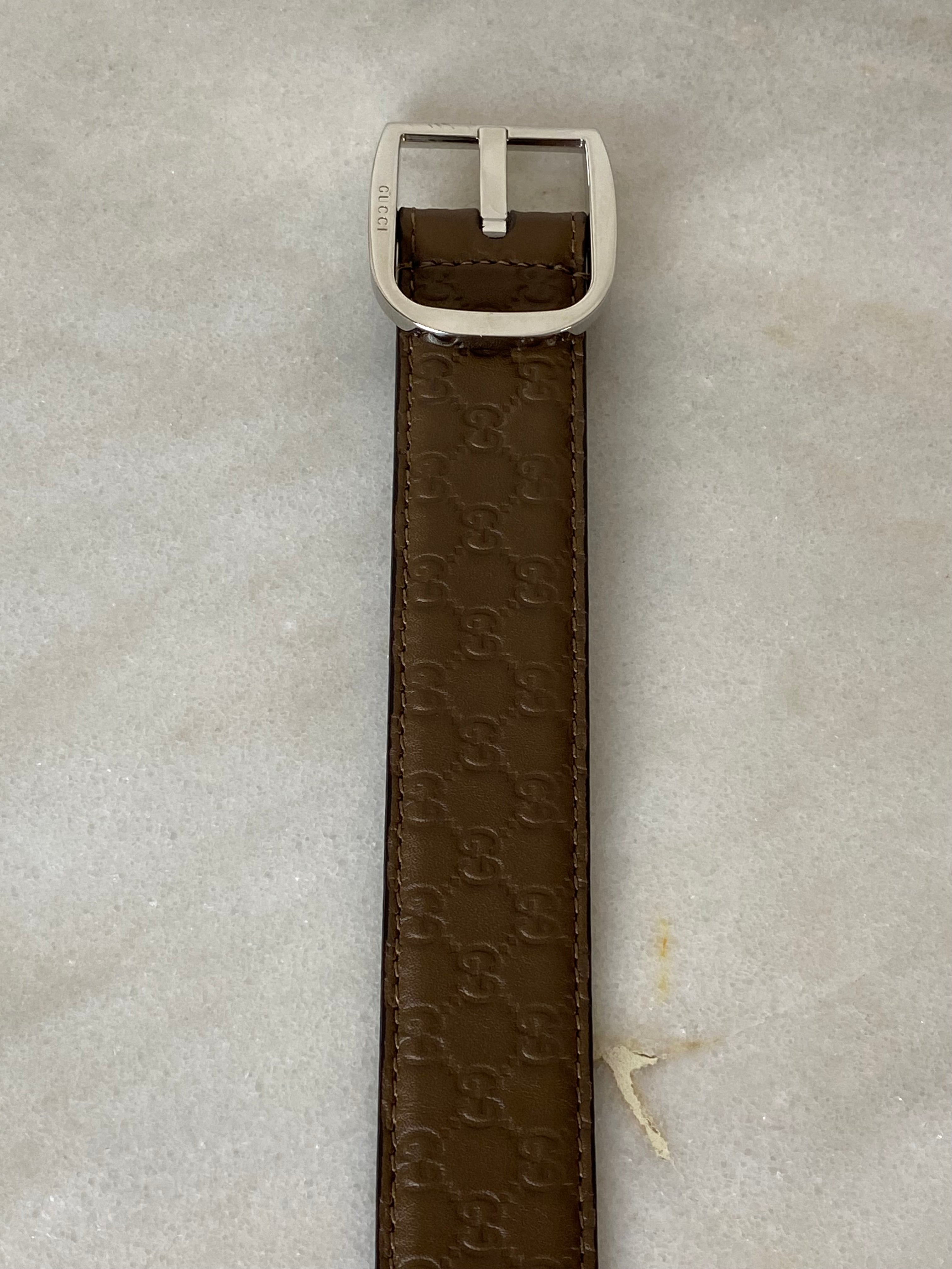 Gucci Brown GG Belt 38-Belt-Gucci-The Closet Egypt