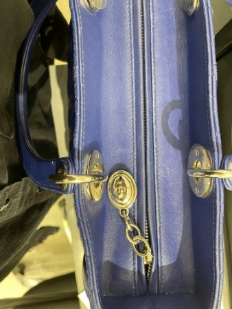 Christian Dior Blue Lady Dior Large Bag-handbag-Christian Dior-The Closet Egypt