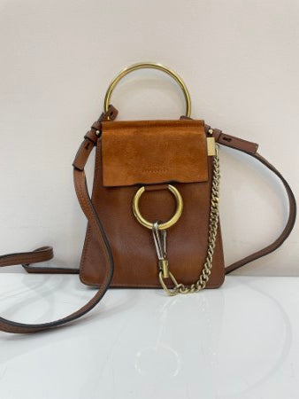 Chloe Brown Faye Bracelet Mini Bag-handbag-Chloe-The Closet Egypt