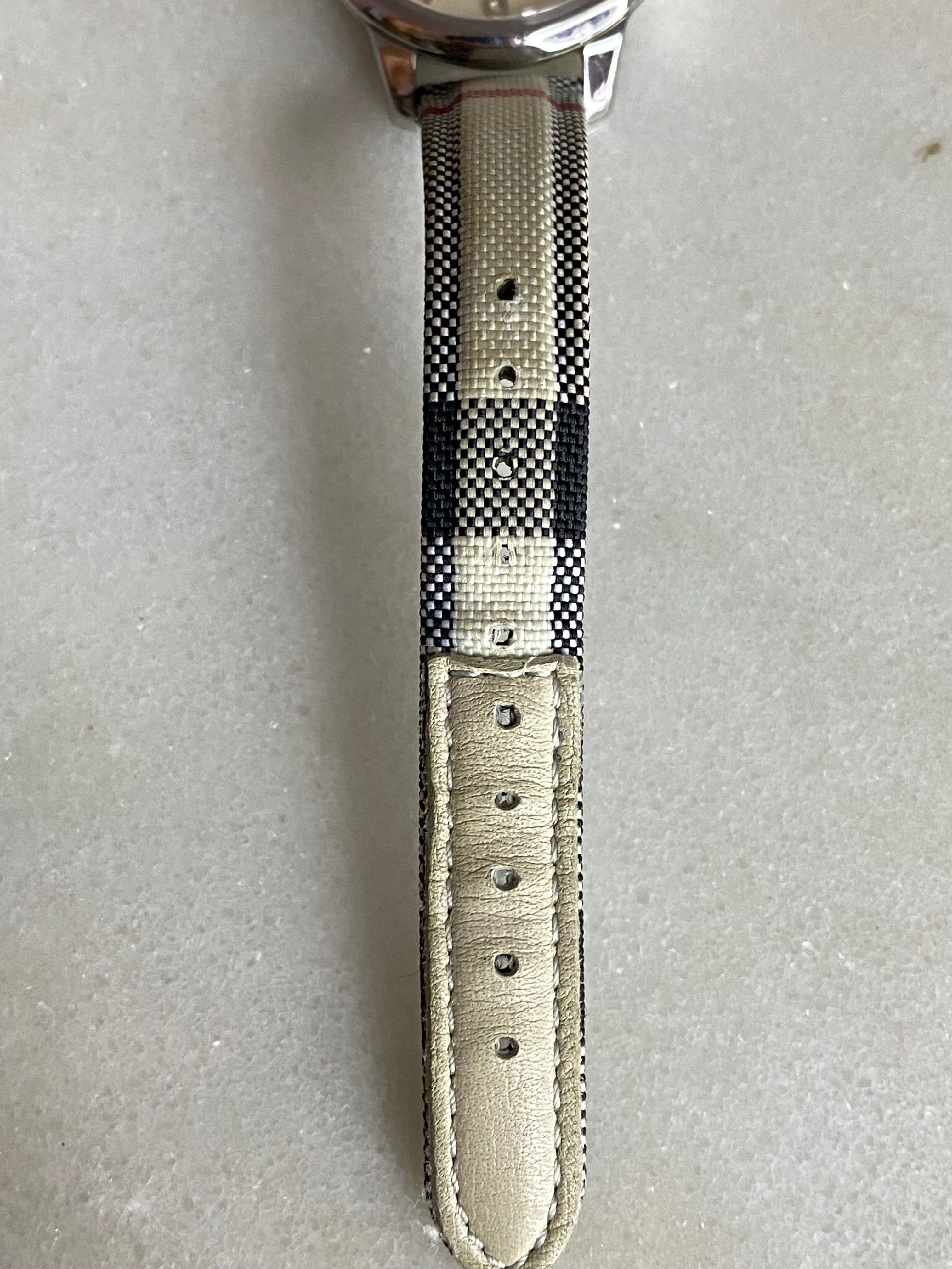 Burberry Stainless Steel Beige House Check Watch-Watch-Burberry-The Closet Egypt
