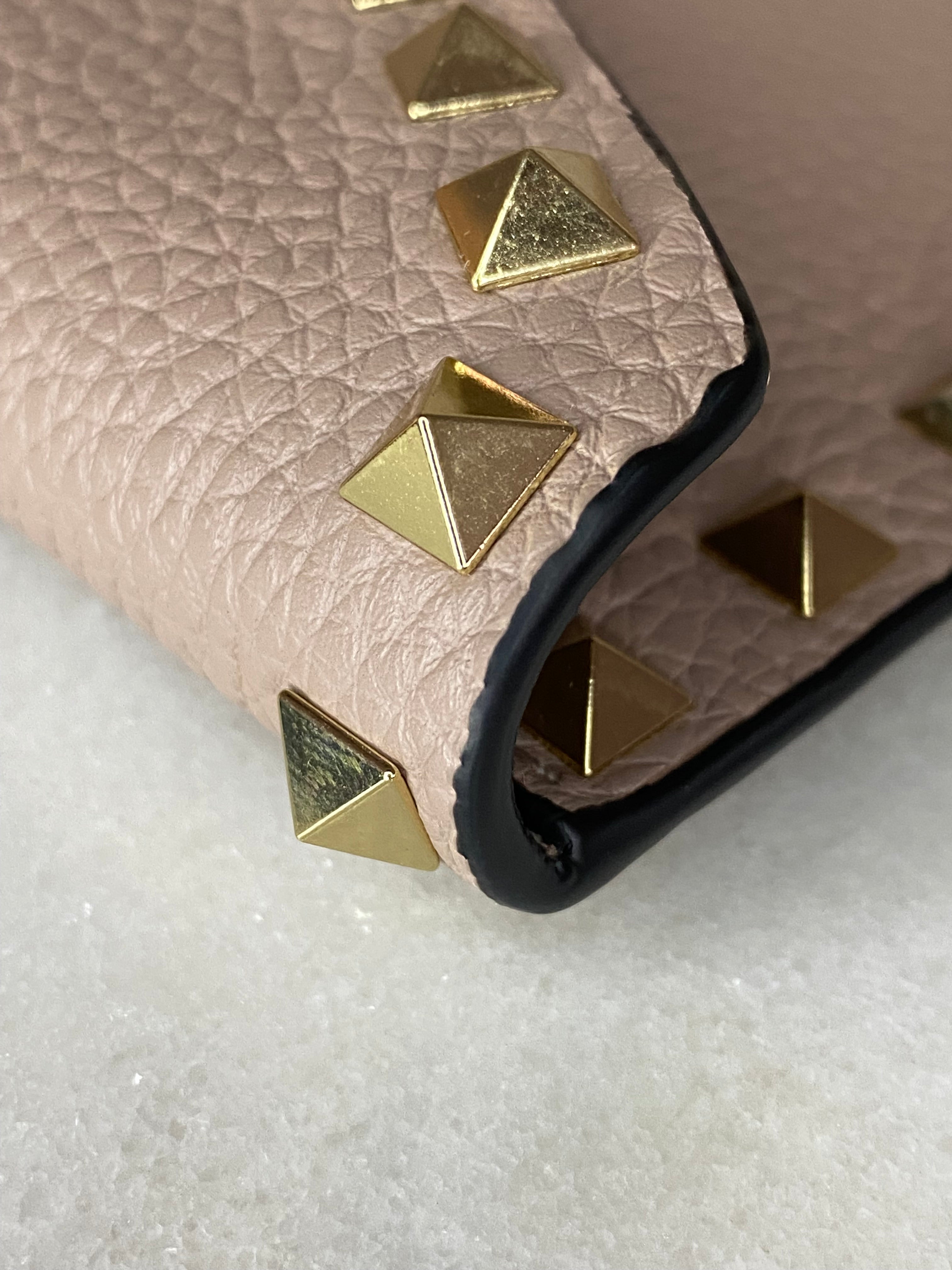 Valentino Nude Garavani Studded Envelope Pouch-Pouch-Valentino-The Closet Egypt