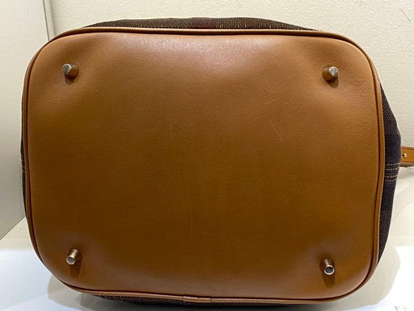Burberry Brown Haymarket Bucket Bag-handbag-Burberry-The Closet Egypt