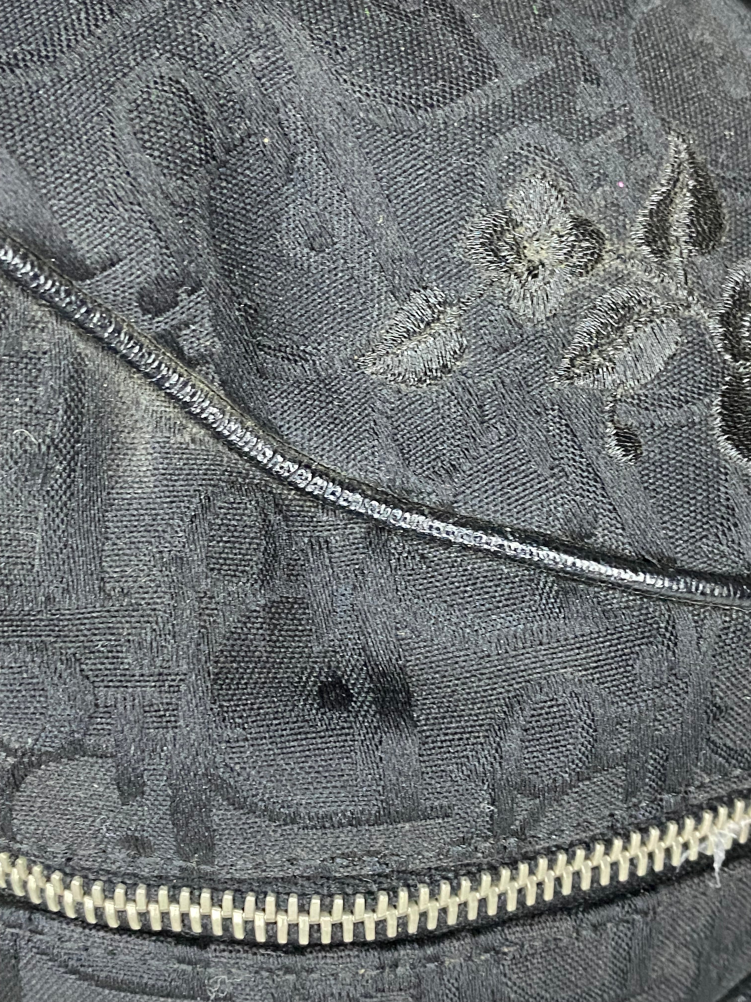 Christian Dior Bicolor Printed Embroidered Flower Tote Bag-handbag-Christian Dior-The Closet Egypt