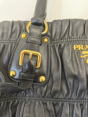 Prada Black Nappa Gaufre Tote Bag-handbag-Prada-The Closet Egypt