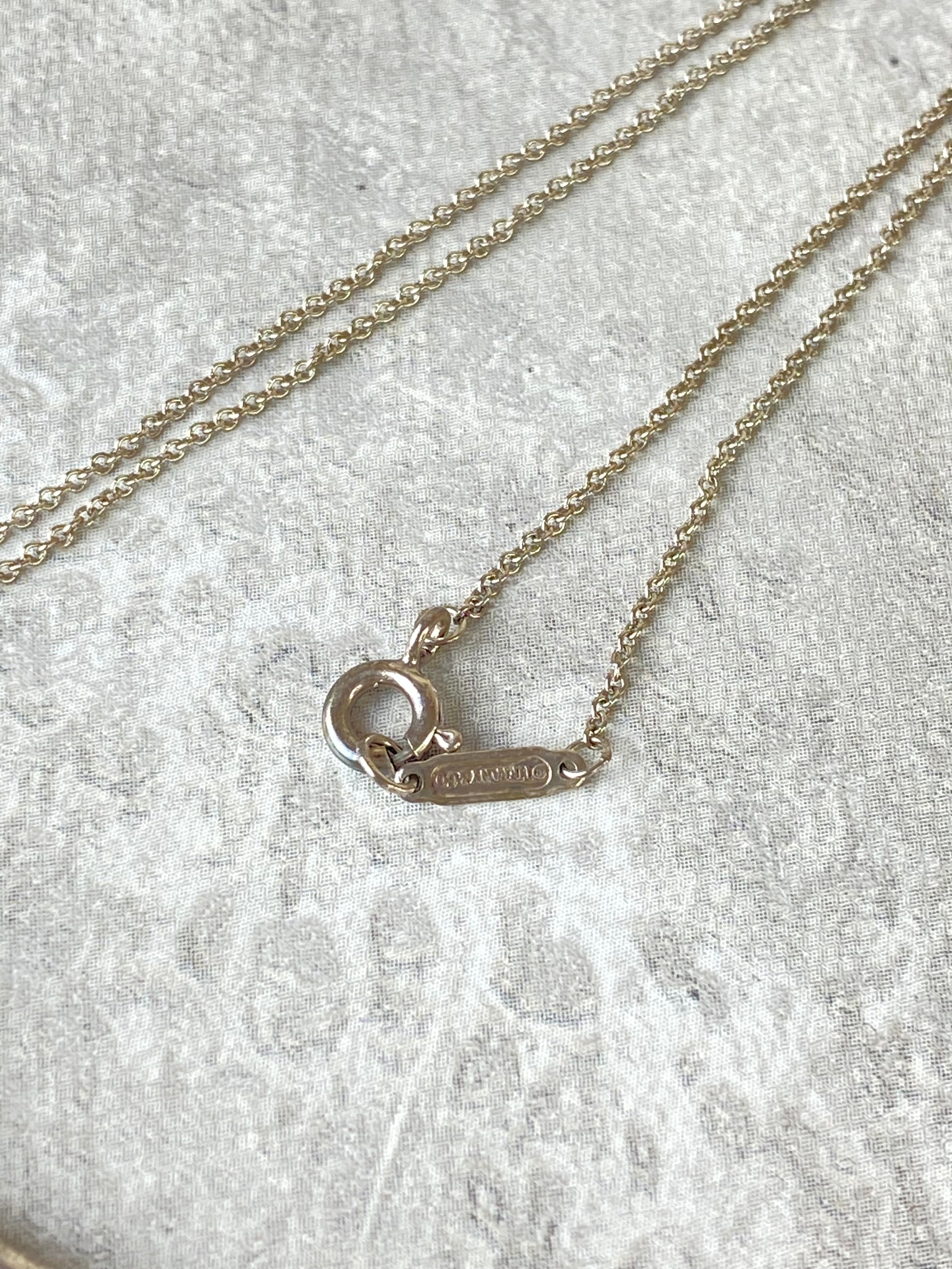 Tiffany & Co. Silver Key Necklace w/ Toy Cupcake-Necklaces-Tiffany & Co-The Closet Egypt