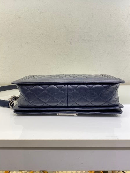 Chanel Blue Boy Medium Bag-handbag-Chanel-The Closet Egypt