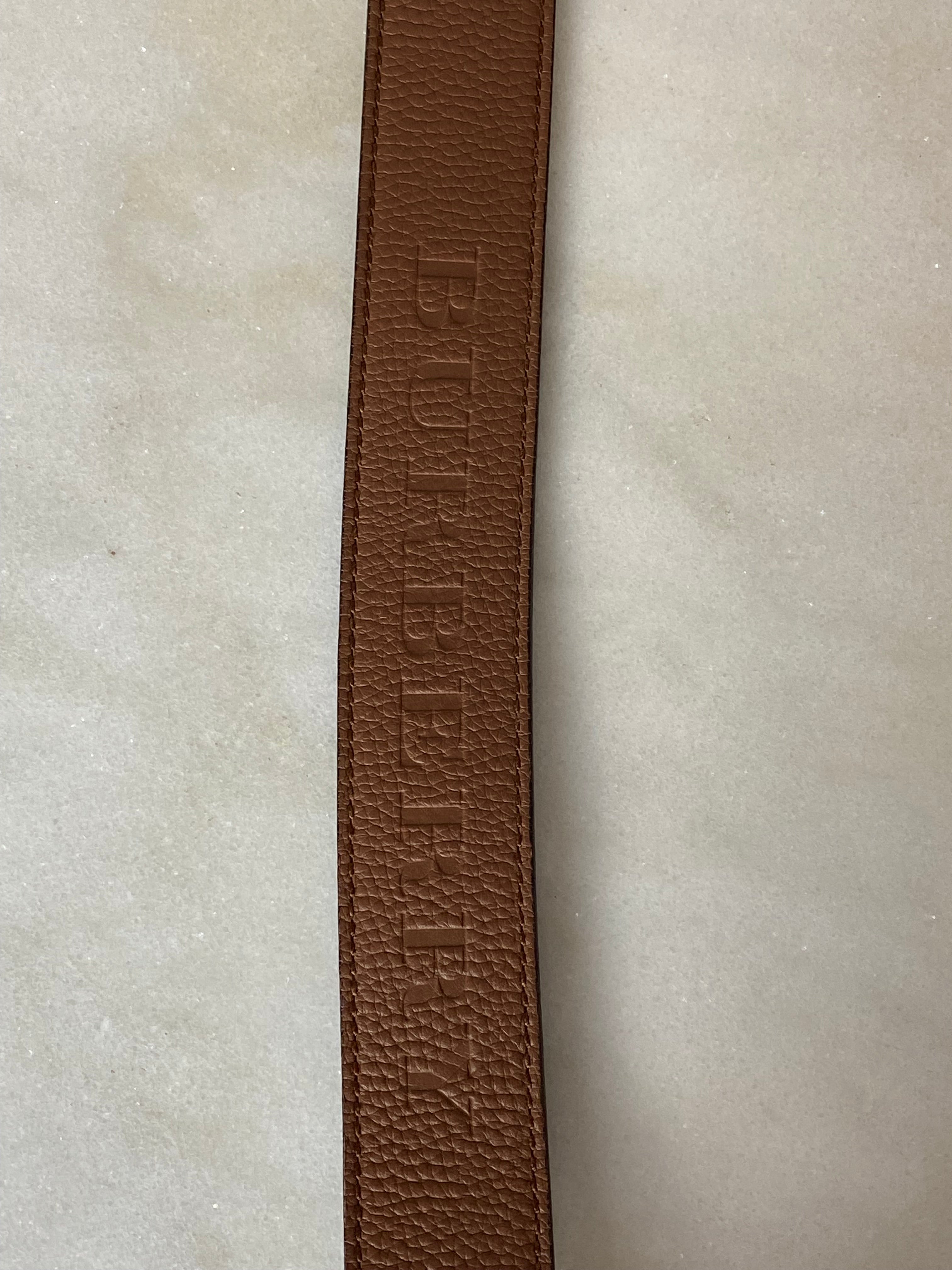 Burberry Camel Belt 38-Belt-Burberry-The Closet Egypt