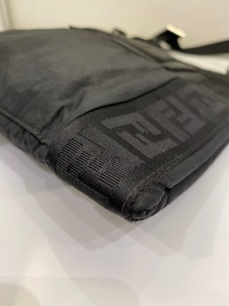 Fendi Black Zucca Nylon Crossbody Bag-handbag-Fendi-The Closet Egypt