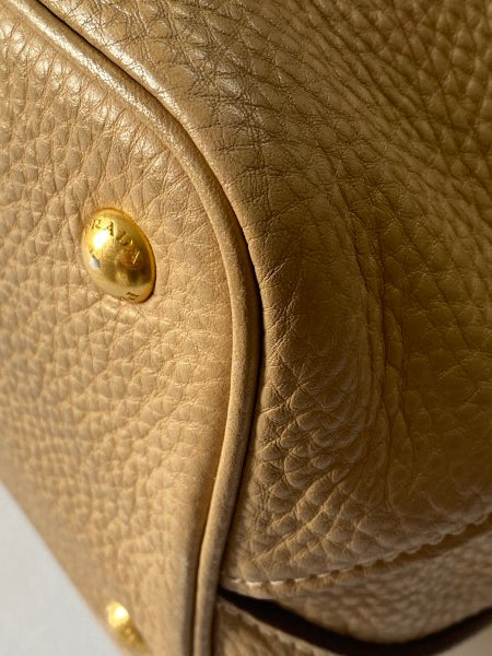 Prada Beige Vitello Daino Tote Bag-handbag-Prada-The Closet Egypt
