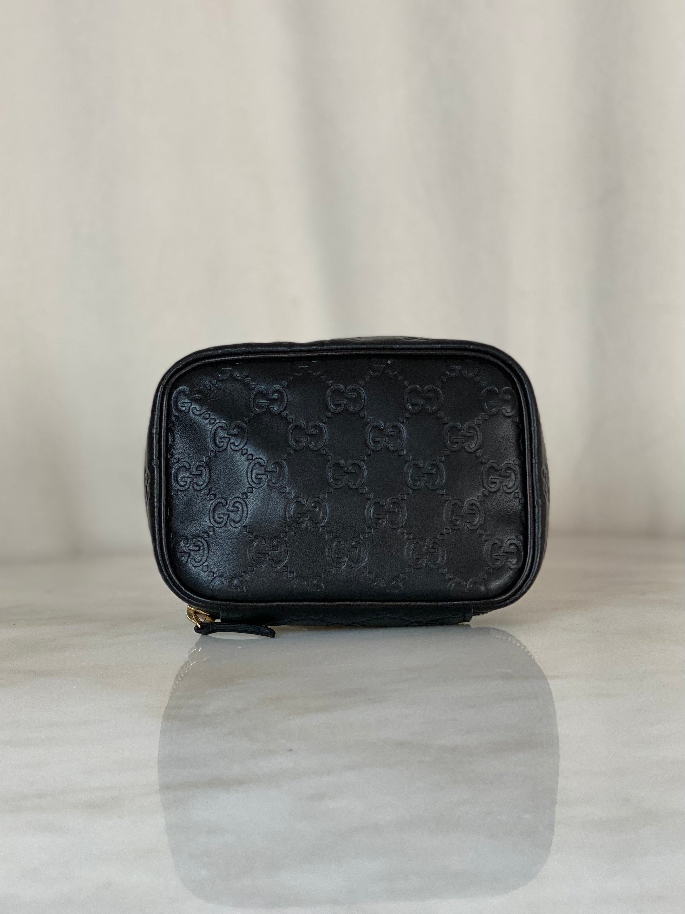 Gucci Black GG Jewelry Case
