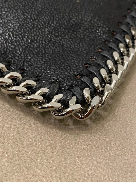 Stella Mccartney Black Falabella Card Holder-Card Holder-Stella Mccartney-The Closet Egypt