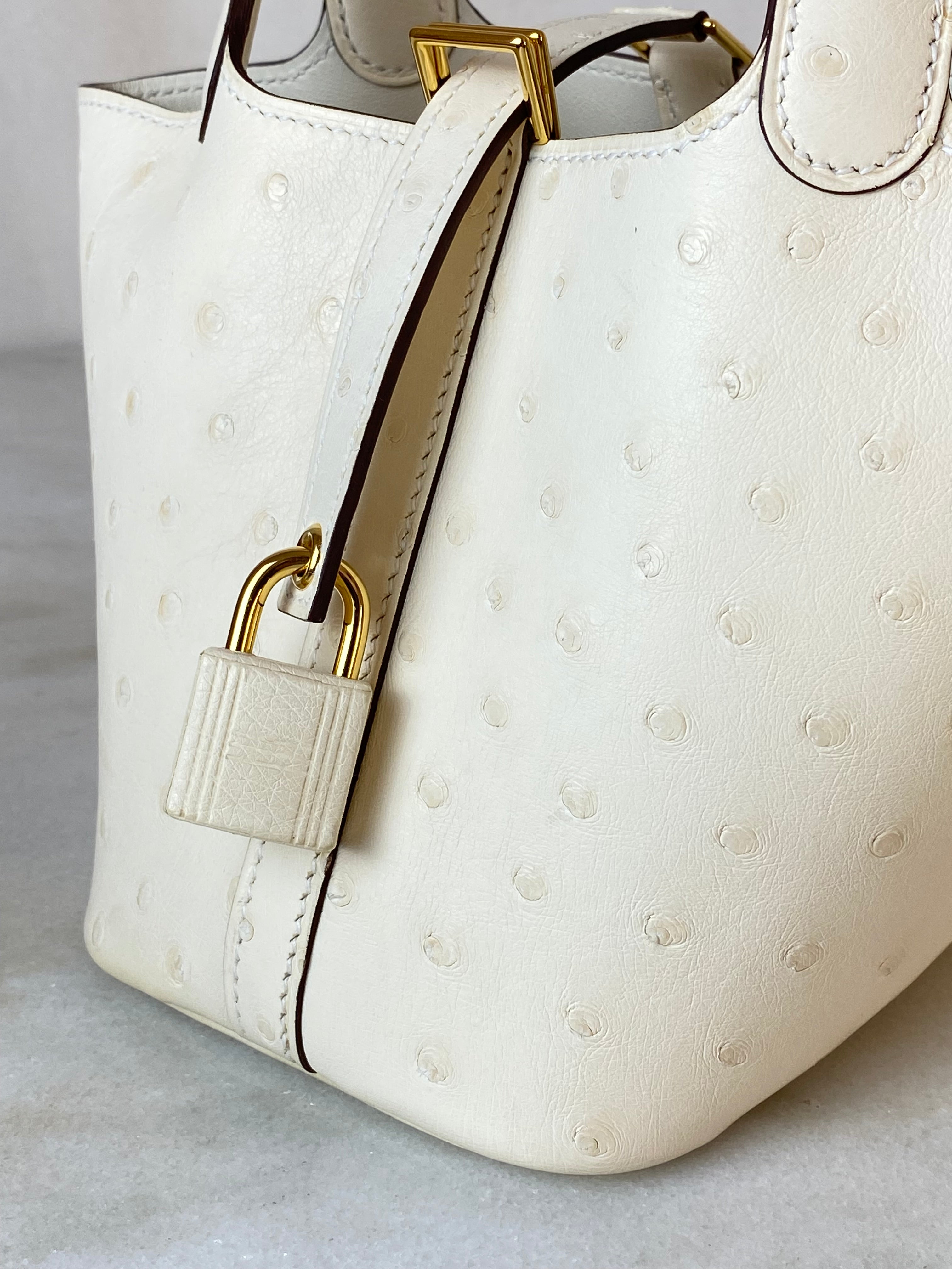 Hermes Blanc Micro Picotin Nata Bag-handbag-Hermes-The Closet Egypt