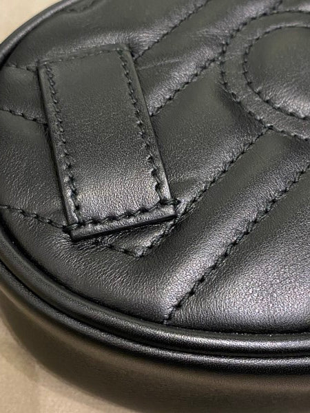 Gucci Black GG Marmont Mini Belt Bag-Belt Bag-Gucci-The Closet Egypt