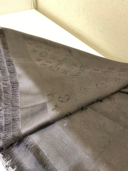 Louis Vuitton Black Monogram Shawl-Shawl-Louis Vuitton-The Closet Egypt