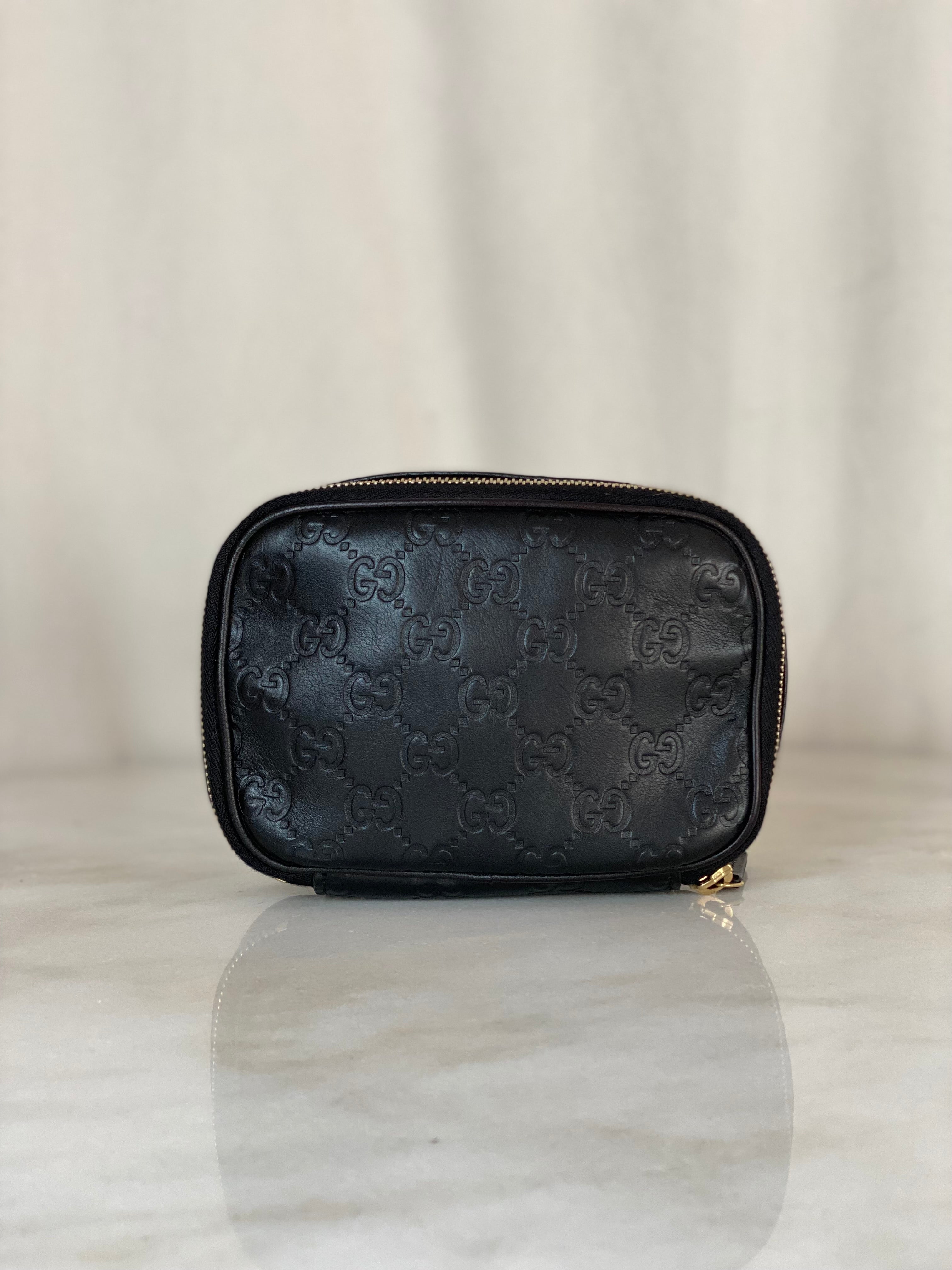 Gucci Black GG Jewelry Case