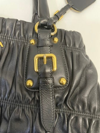Prada Black Nappa Gaufre Tote Bag-handbag-Prada-The Closet Egypt
