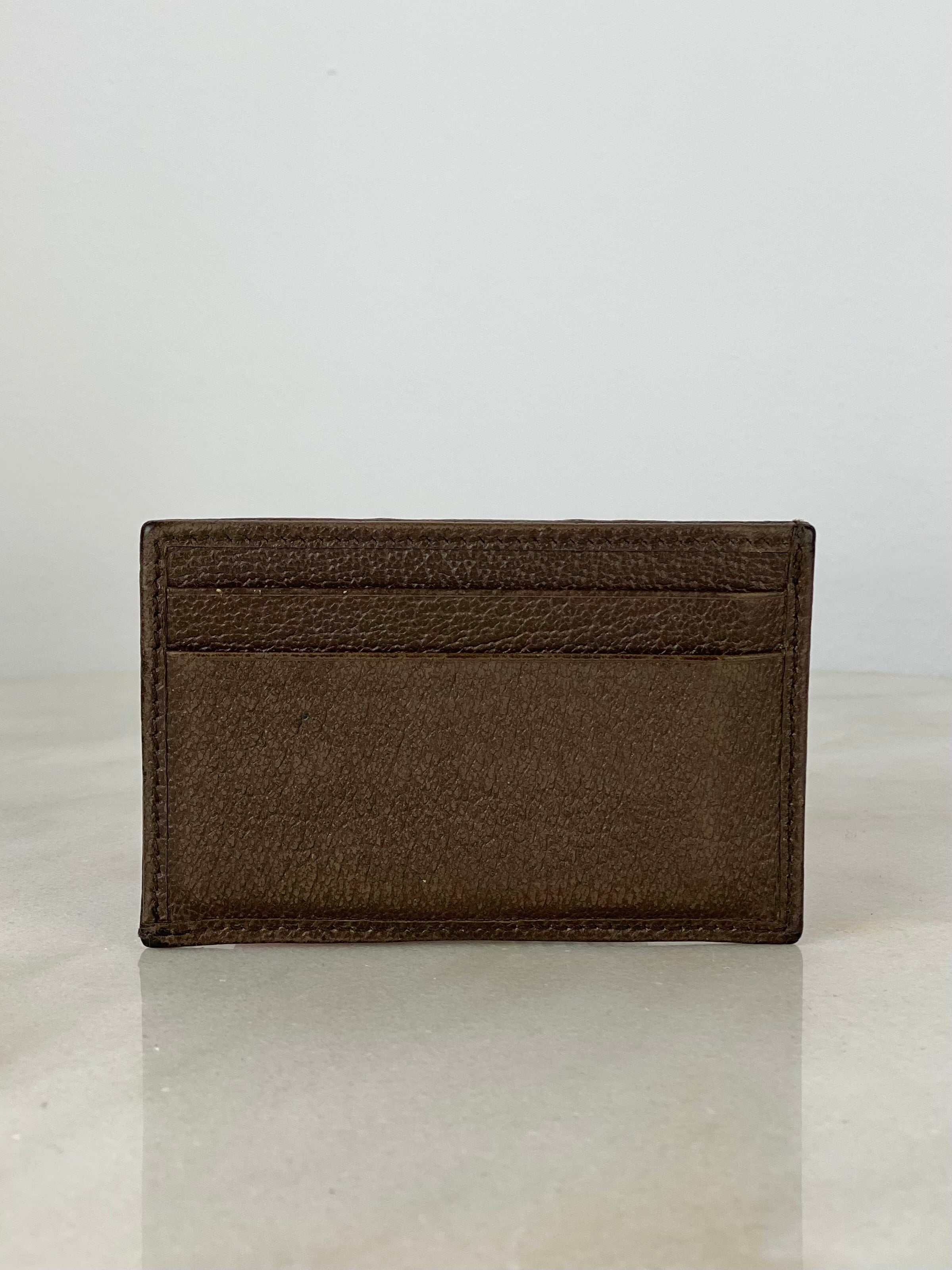 Gucci Brown GG Ophidia Card Holder-Card Holder-Gucci-The Closet Egypt