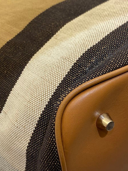 Burberry Brown Haymarket Bucket Bag-handbag-Burberry-The Closet Egypt
