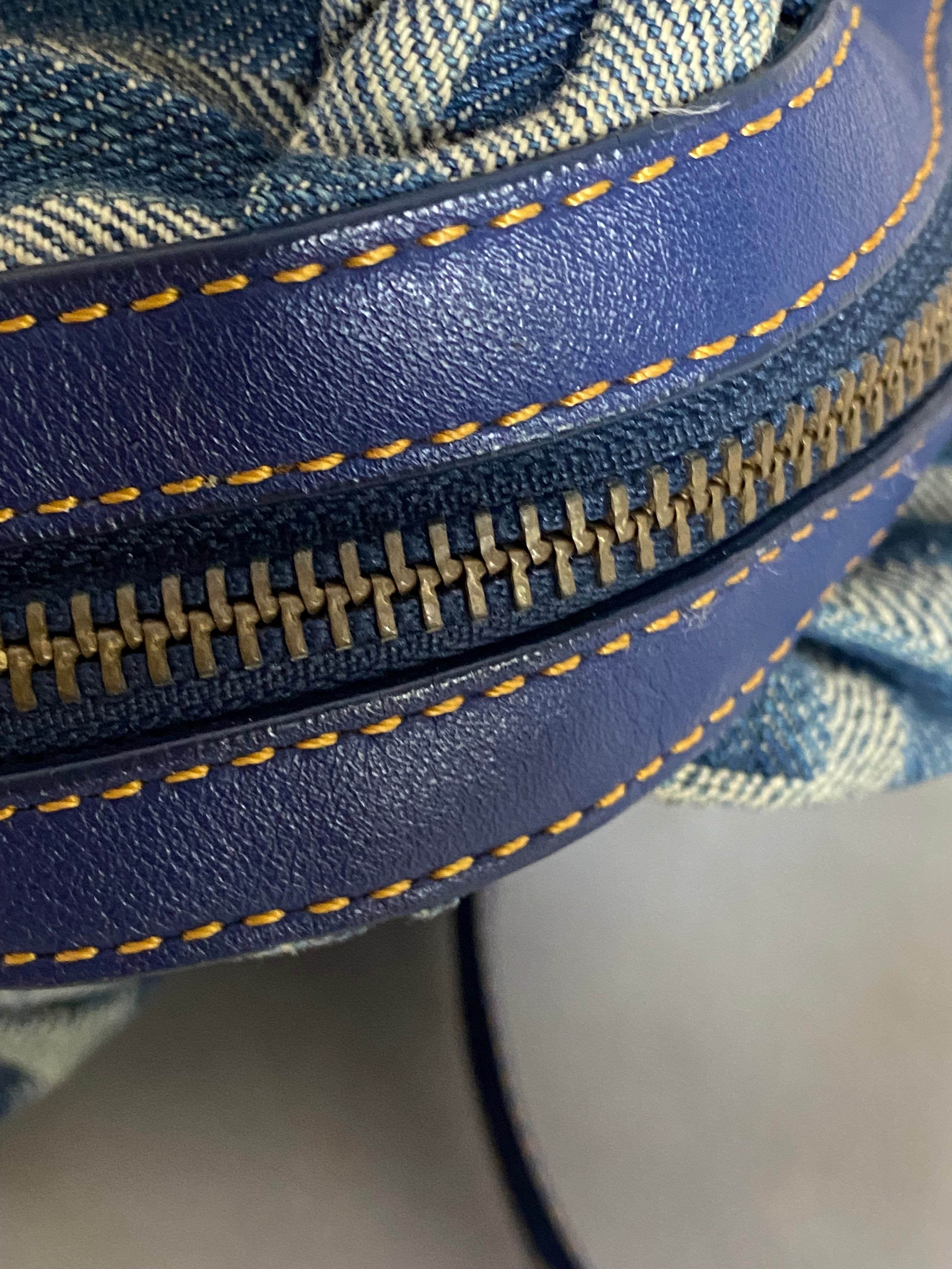 Givenchy Blue Denim Print Shoulder Bag-handbag-Givenchy-The Closet Egypt