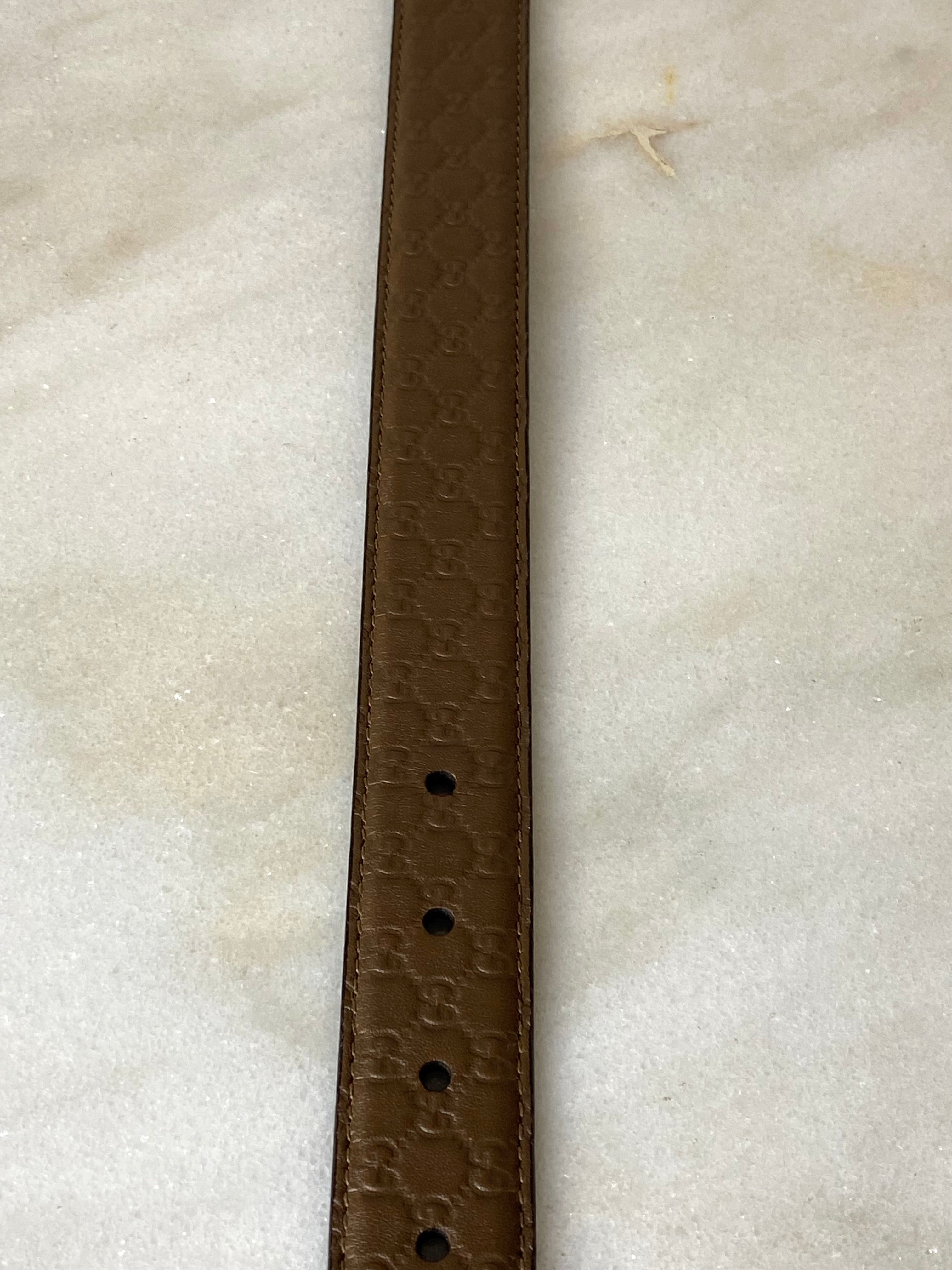 Gucci Brown GG Belt 38-Belt-Gucci-The Closet Egypt