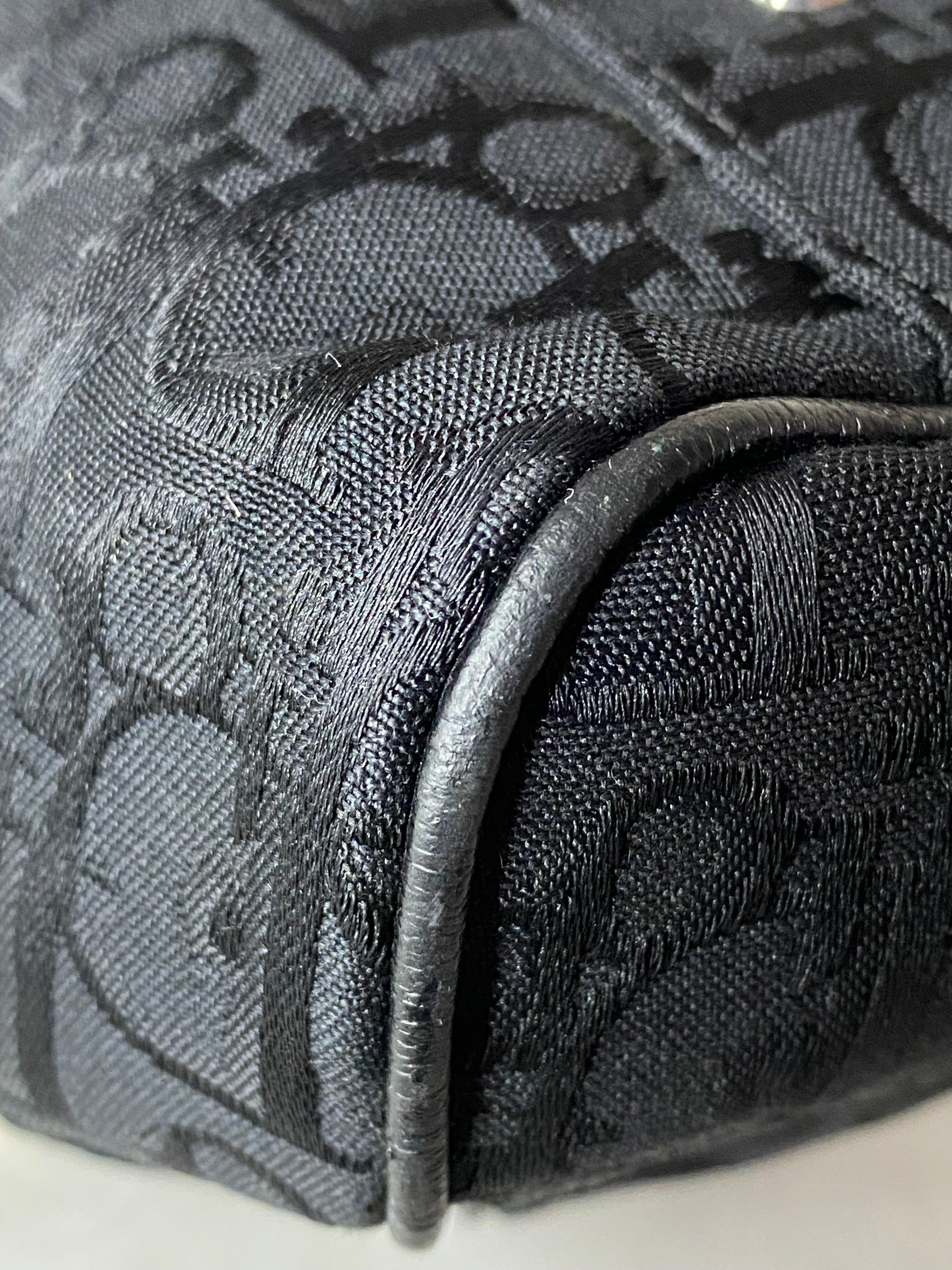 Christian Dior Bicolor Printed Embroidered Flower Tote Bag-handbag-Christian Dior-The Closet Egypt