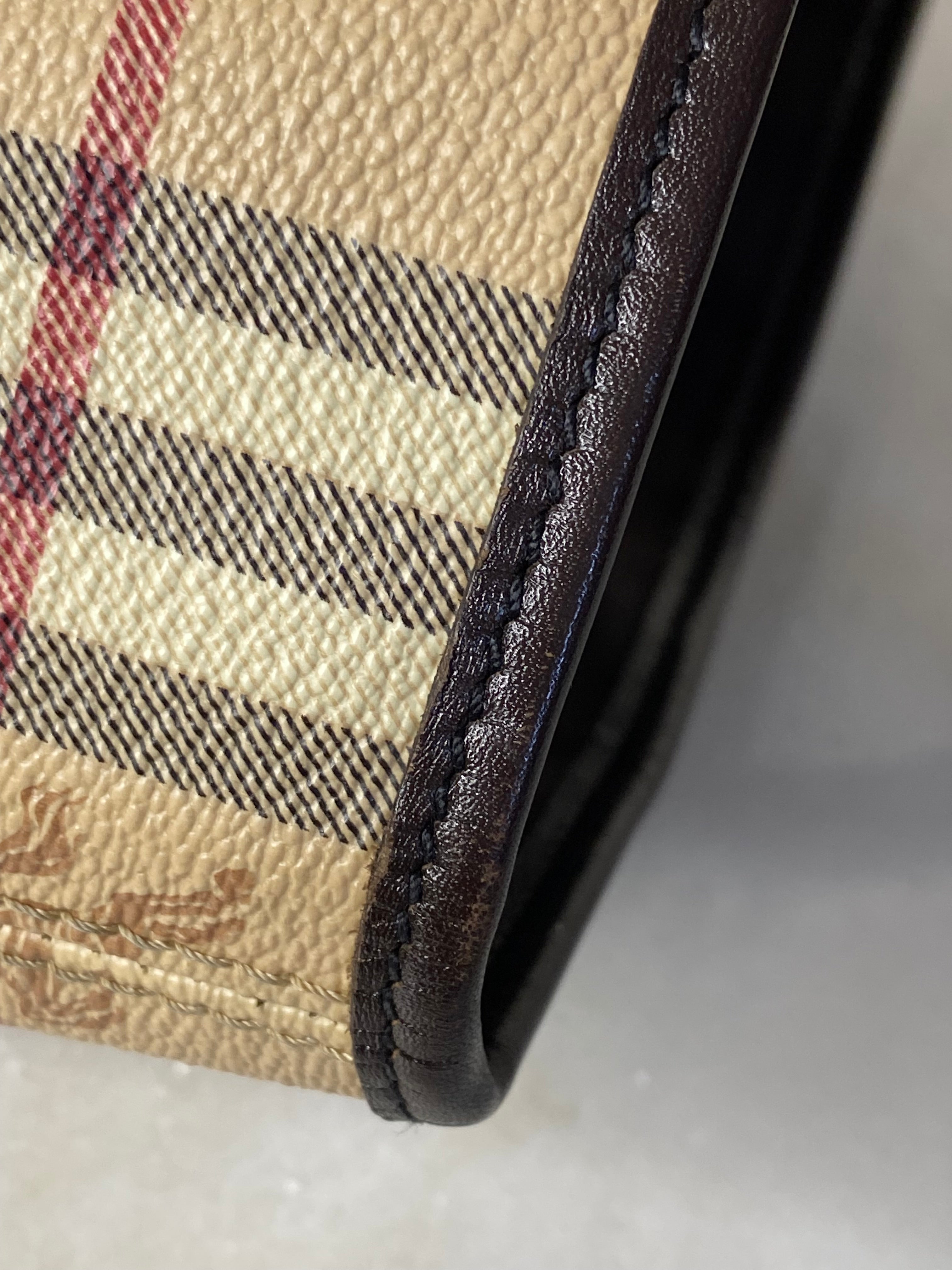 Burberry Haymarket Brown Tote Bag-handbag-Burberry-The Closet Egypt